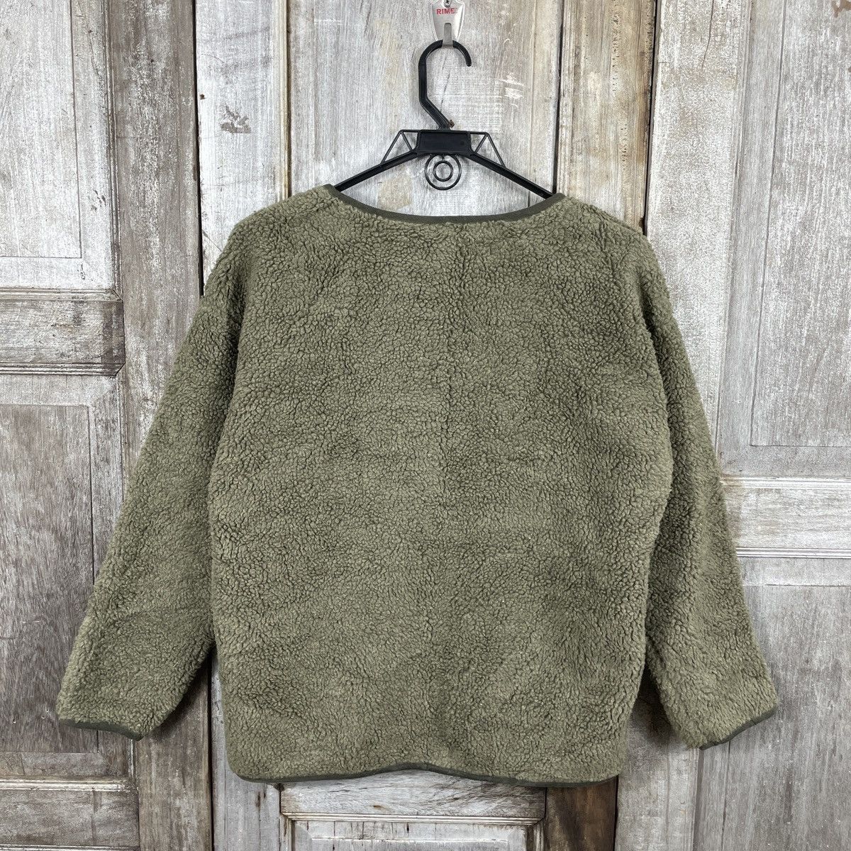Japanese Brand × Vintage Vintage Natural Military Fleece Sherpa Jacket Size US M / EU 48-50 / 2 - 2 Thumbnail