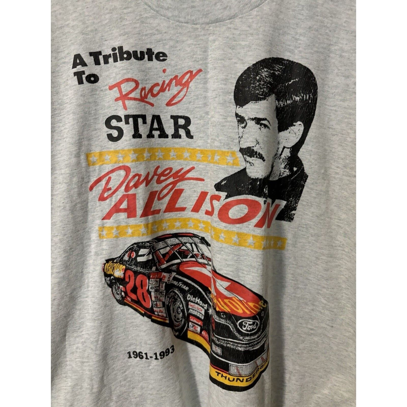 Other vintage davey alley nascar Tshirt Size Xl Grey Size US XL / EU 56 / 4 - 4 Thumbnail