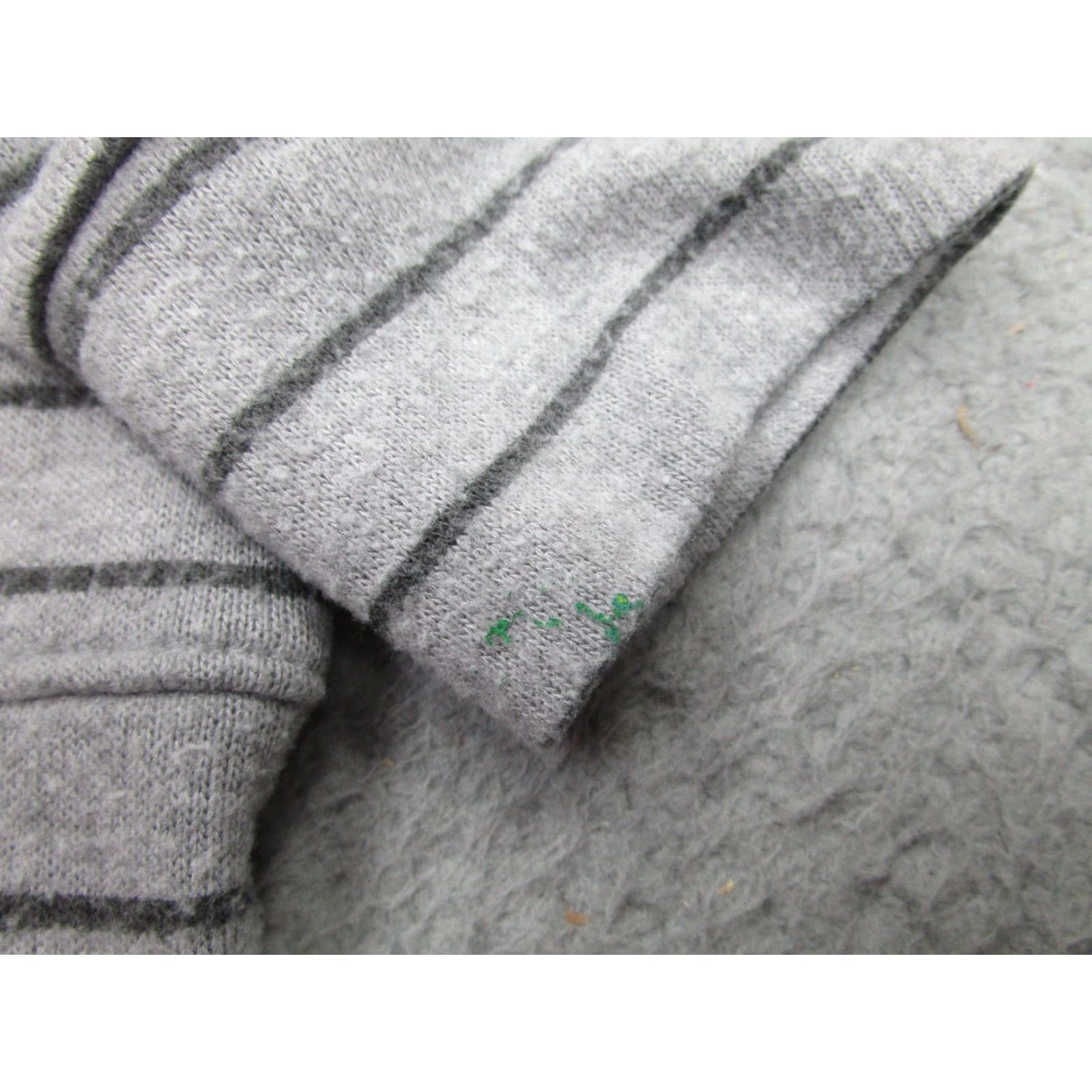 Sundry Sundry Sundry Brand Sundry Gray Striped Zip Hoodie Sweatshirt Fleece Polyester Blend Wool? No. Size M / US 6-8 / IT 42-44 - 5 Thumbnail