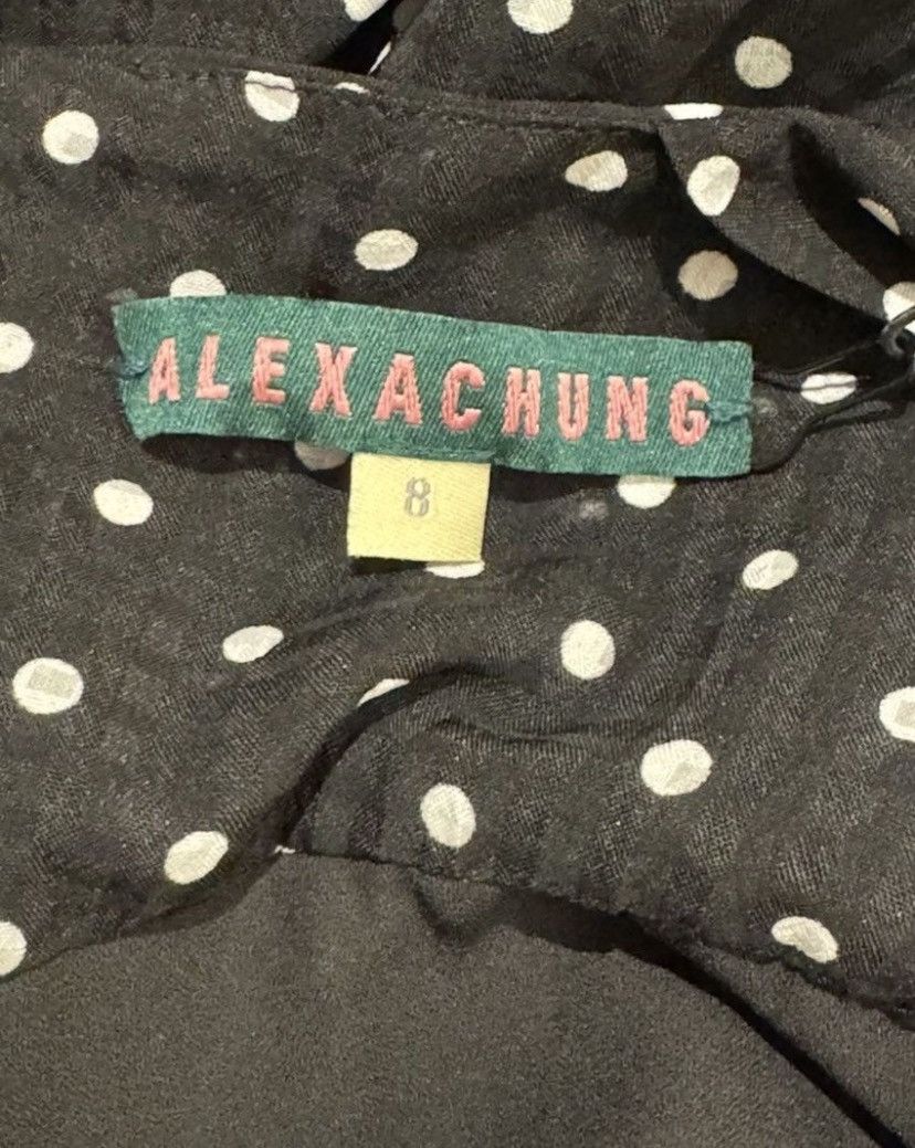 Alexa Chung ALEXA CHUNG FIFI POLKA-DOT JACQUARD MIDI DRESS IN BLACK Size S / US 4 / IT 40 - 7 Thumbnail