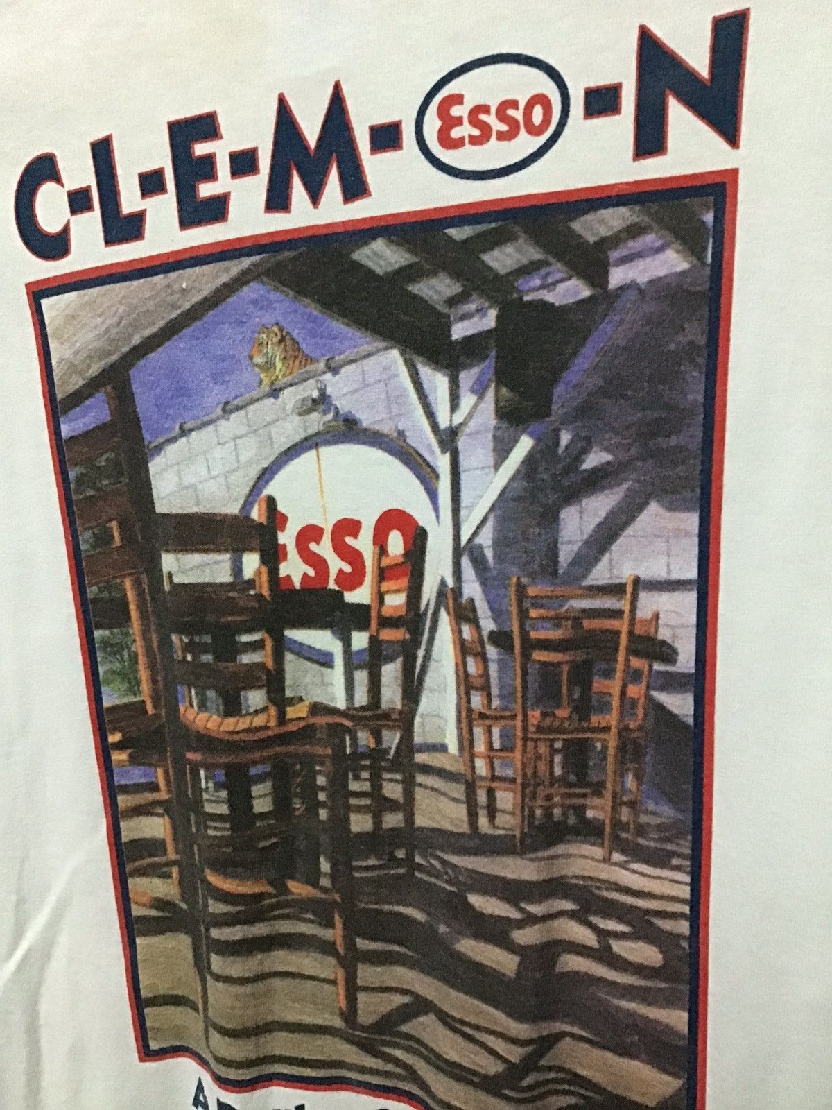Vintage Esso Clemon backhit