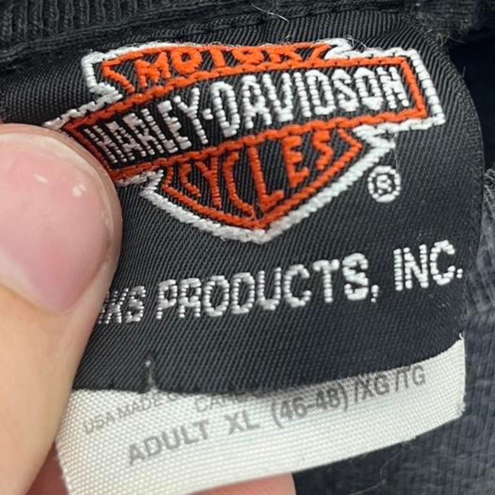 Harley Davidson Vintage Faded Black Harley Davidson Shirt Size US XL / EU 56 / 4 - 3 Thumbnail