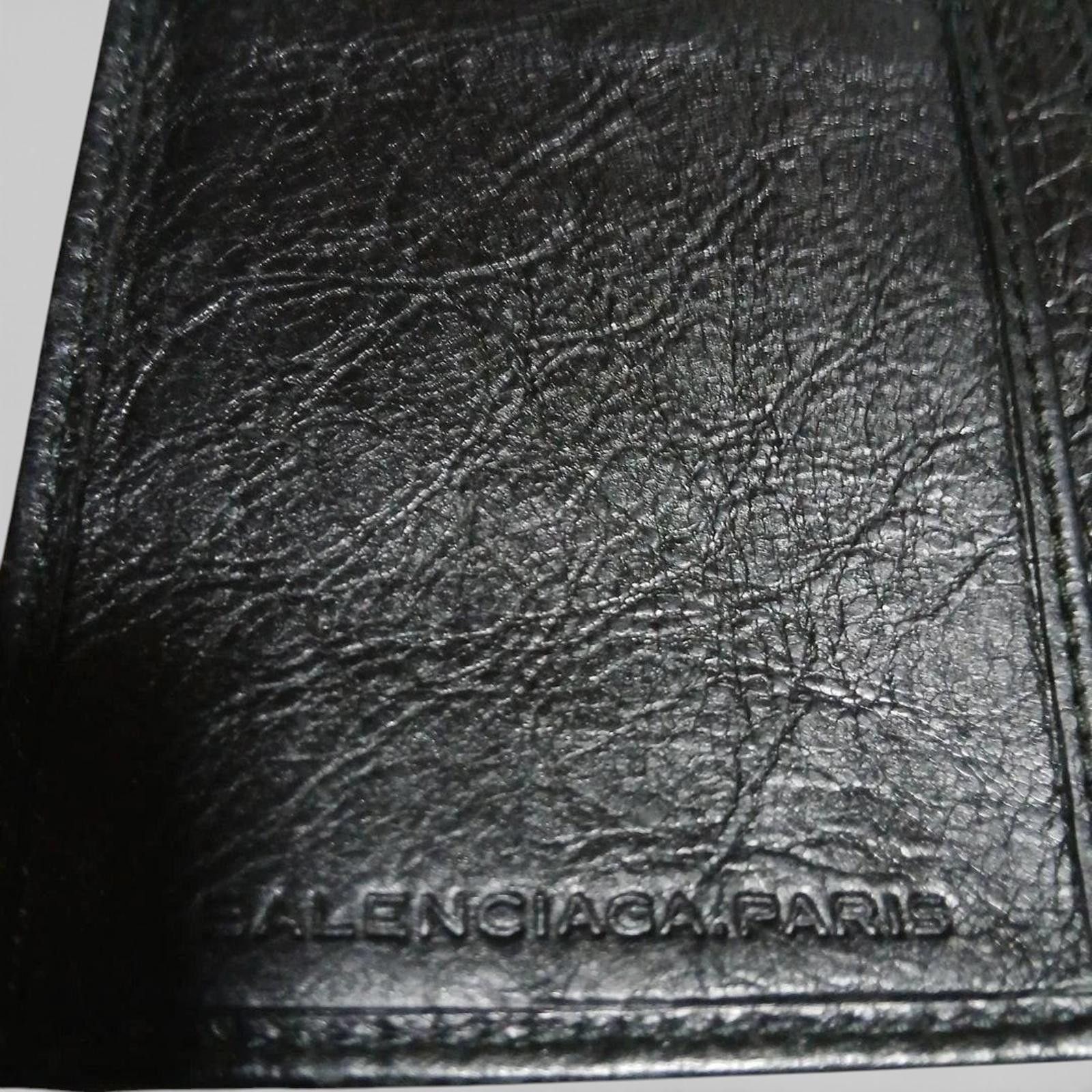 Balenciaga Balenciaga - Black Leather Zip Wallet Size ONE SIZE - 4 Thumbnail