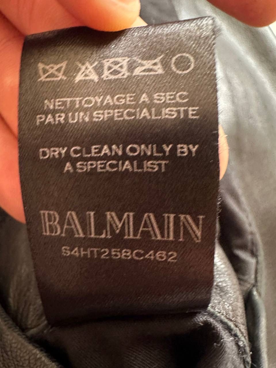 Balmain Balmain Men’s Leather Jacket With Straps Size 48 Size US M / EU 48-50 / 2 - 19 Thumbnail