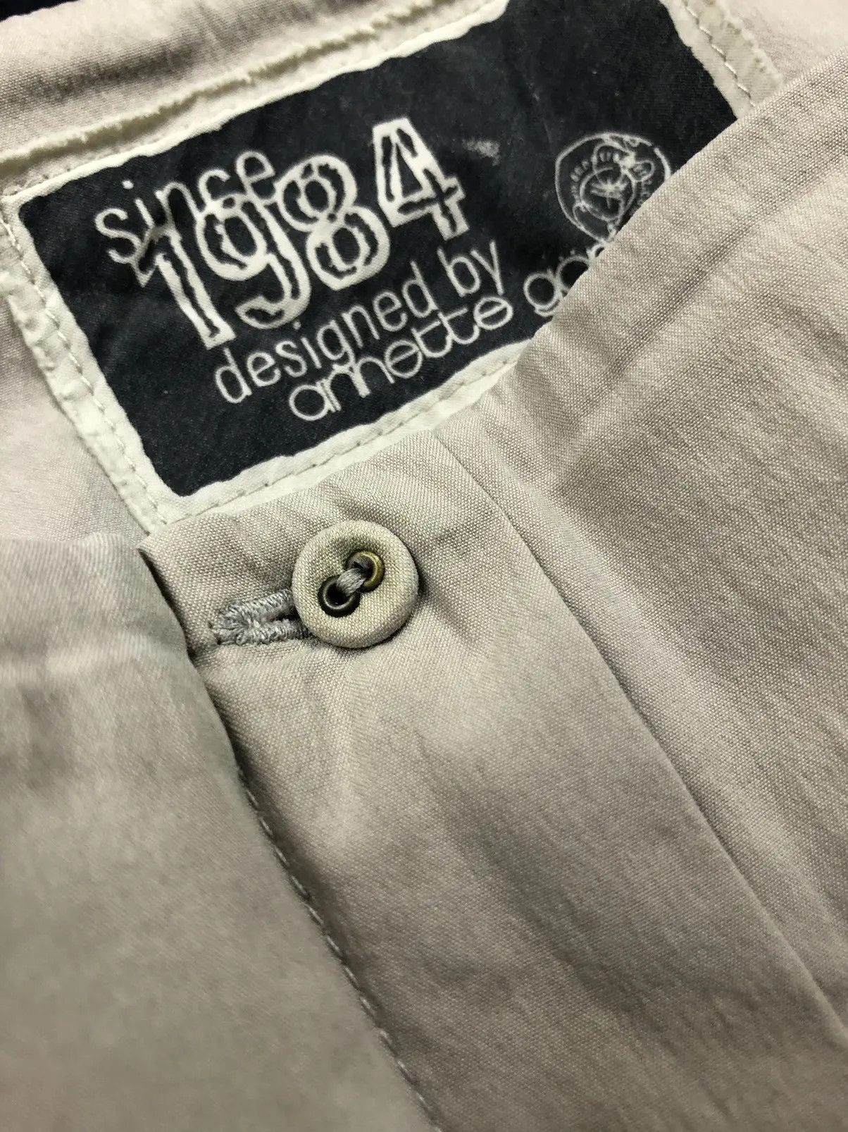 Annette Gortz ANNETTE GORTZ Vintage Beige Avantgarde Cotton Germany Pants Size 24" / US 00 / IT 34 - 5 Thumbnail