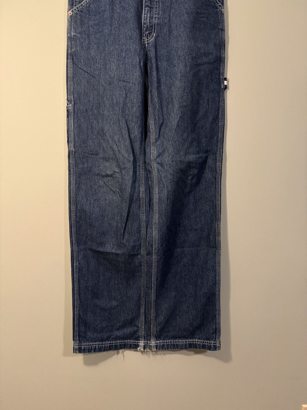 Vintage Y2K Tommy Jeans Baggy Wide Leg Faded Skater Jeans ERD Grunge Size US 31 - 9 Thumbnail