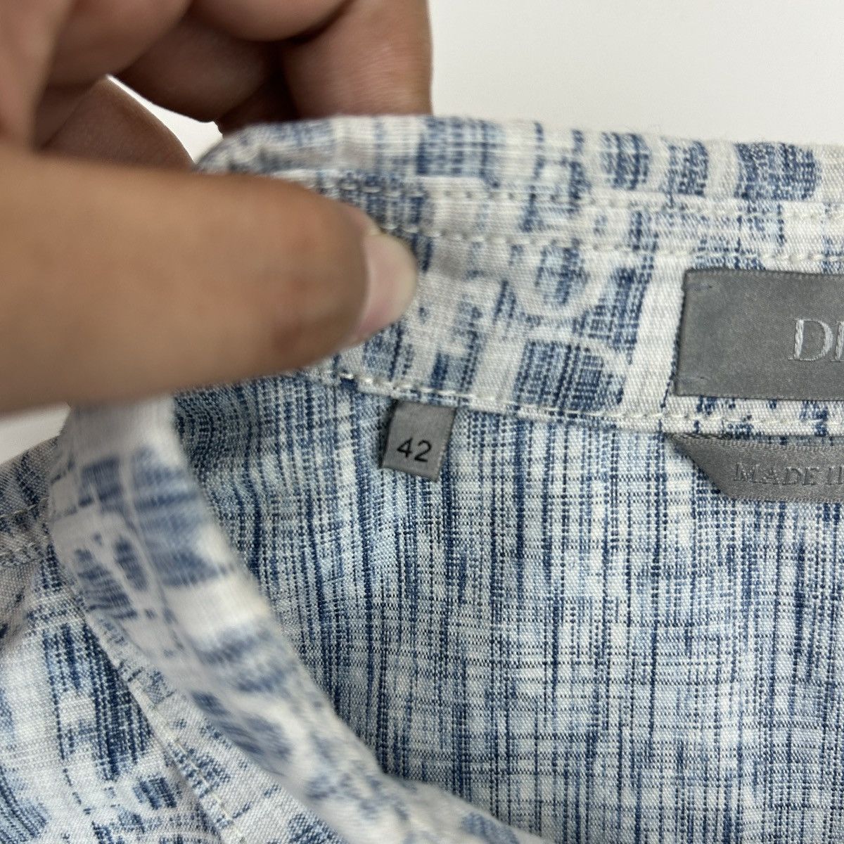 Dior Dior oblique shirt Size US L / EU 52-54 / 3 - 5 Thumbnail