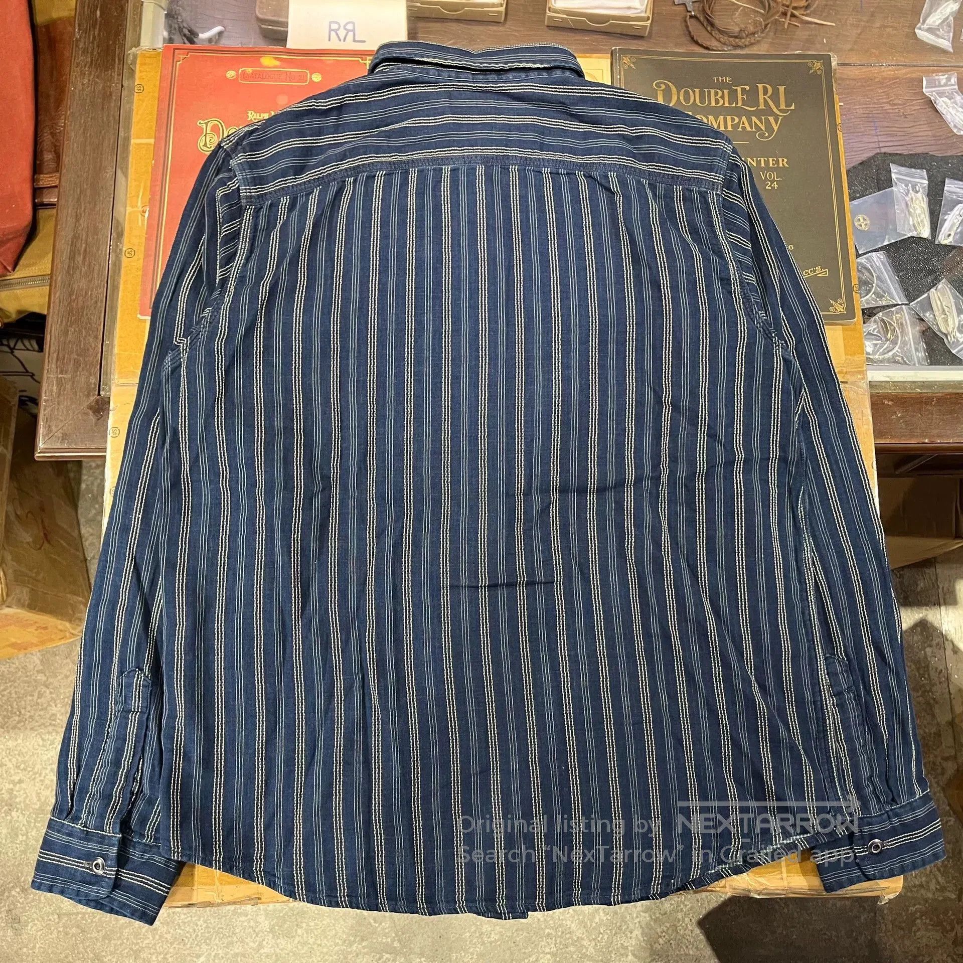 RRL Ralph Lauren RRL Double RL Striped Shirt. Size US L / EU 52-54 / 3 - 3 Thumbnail