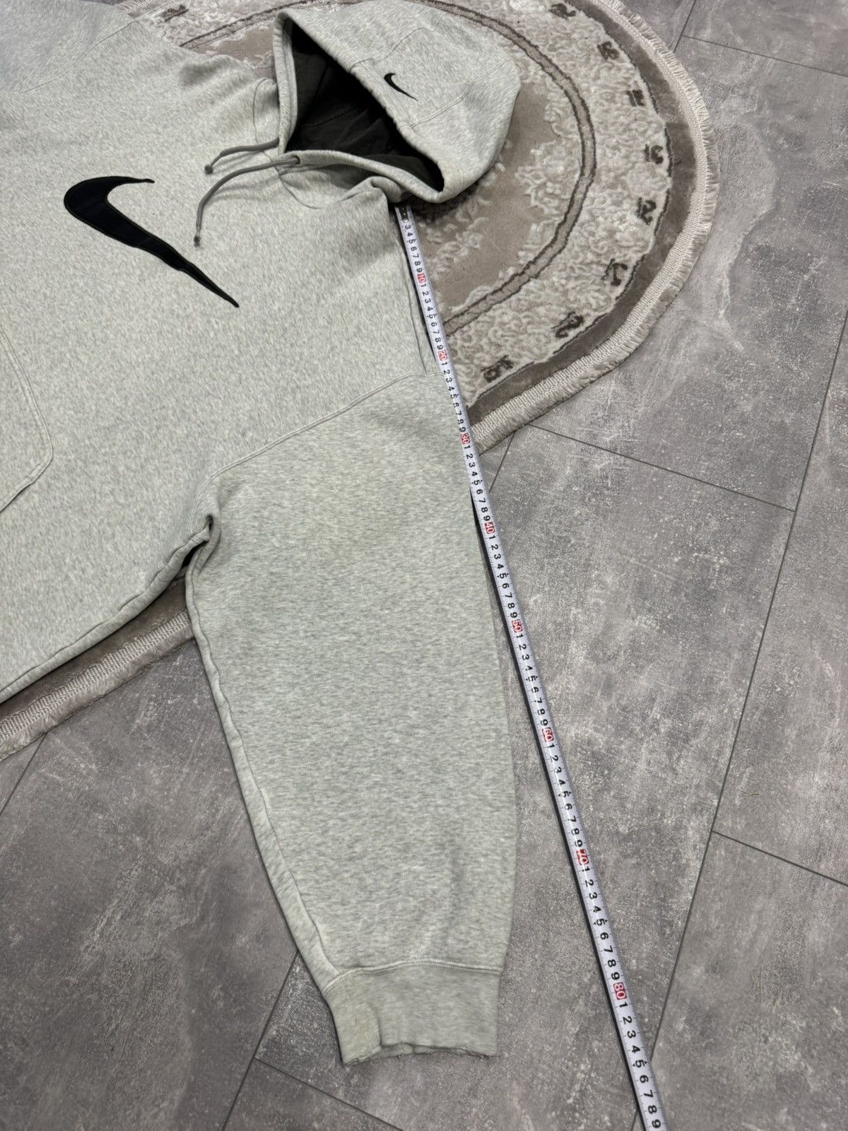 Nike Vintage 90s Nike Hoodie Big Logo Baggy Brill Faded Size US XXL / EU 58 / 5 - 5 Thumbnail