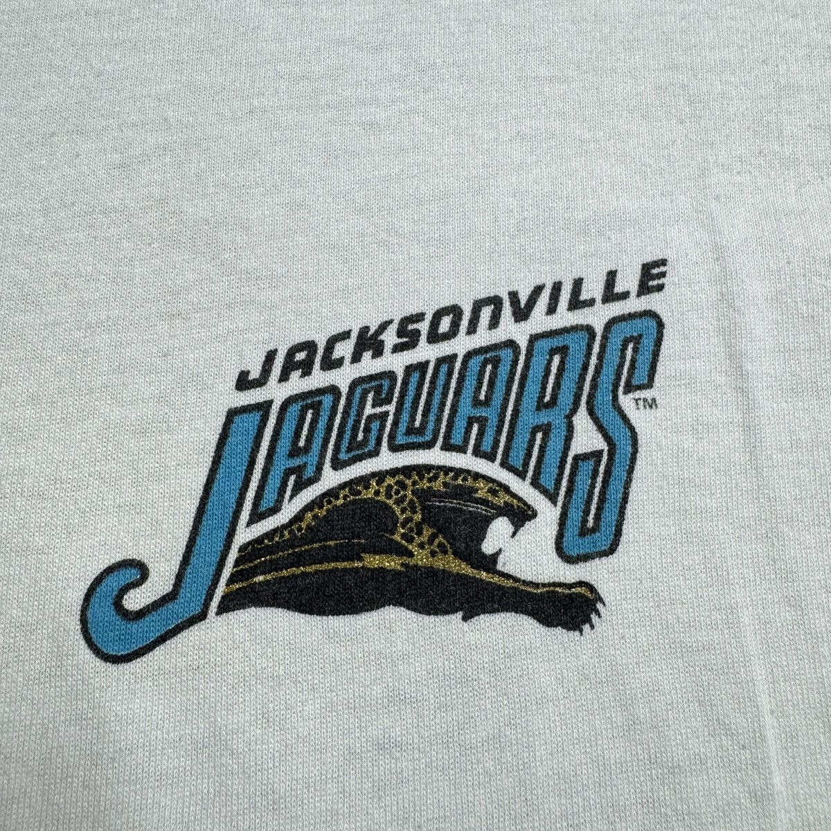 NFL Vintage 90s Jacksonville Jaguars Fang Club Football NFL tee Size US XL / EU 56 / 4 - 6 Thumbnail