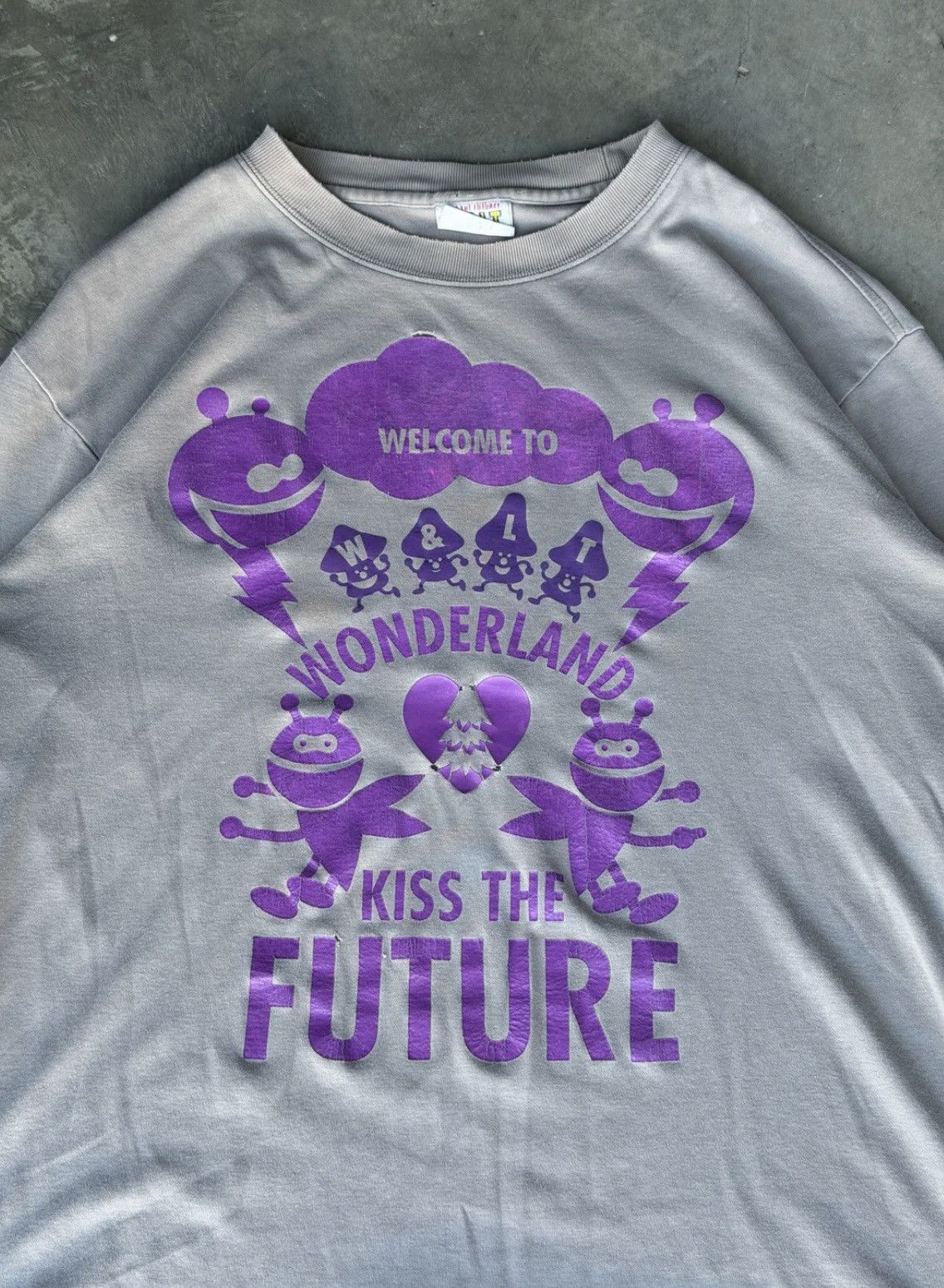 Walter Van Beirendonck 90s W&LT "kiss the future" L/S tee Size US L / EU 52-54 / 3 - 2 Thumbnail