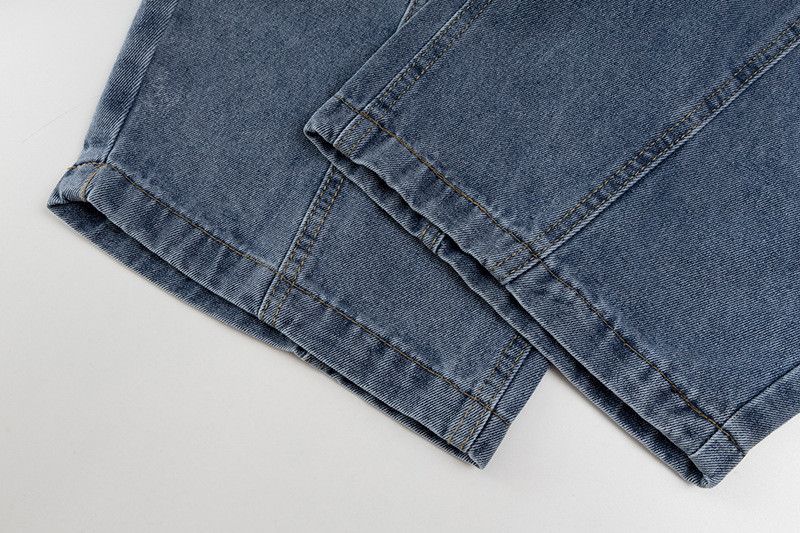 Jean American Vintage Floral-Embroidered Washed Denim Jeans Size US 32 / EU 48 - 5 Thumbnail