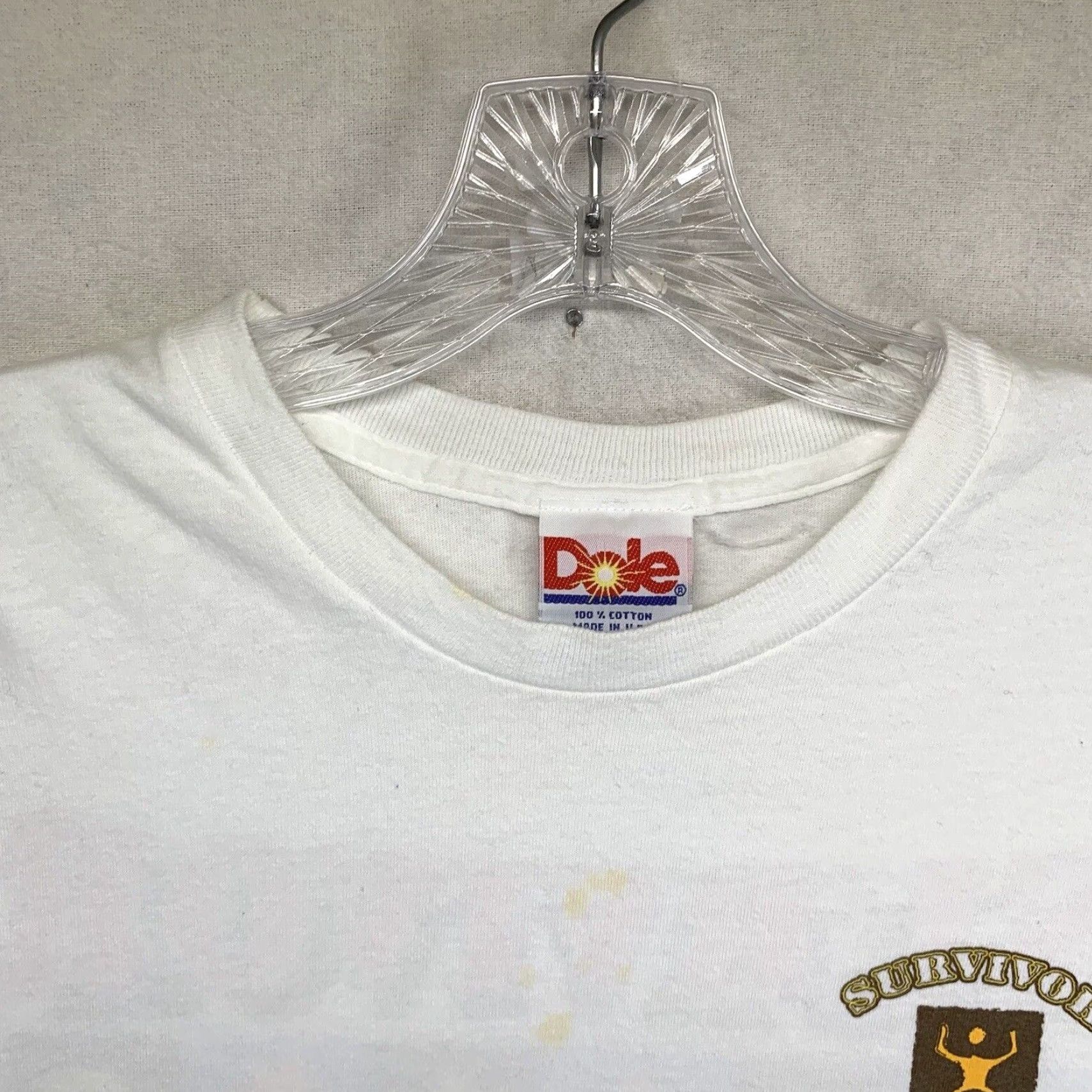 Vintage VINTAGE Survivor T Shirt Men Small Hawaii Wahiawa Maze 90s Y2K Graphic Tee Cotton Size US S / EU 44-46 / 1 - 6 Thumbnail