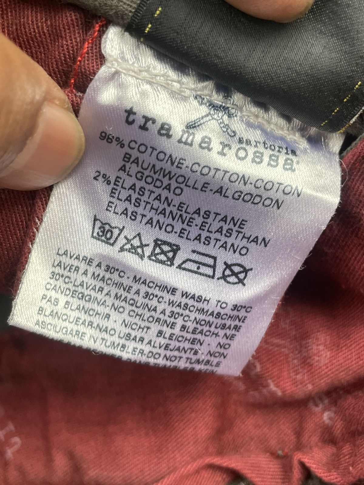 Designer × Sartoria Rossi Sartoria Tramarossa Trouser Size US 30 / EU 46 - 18 Thumbnail