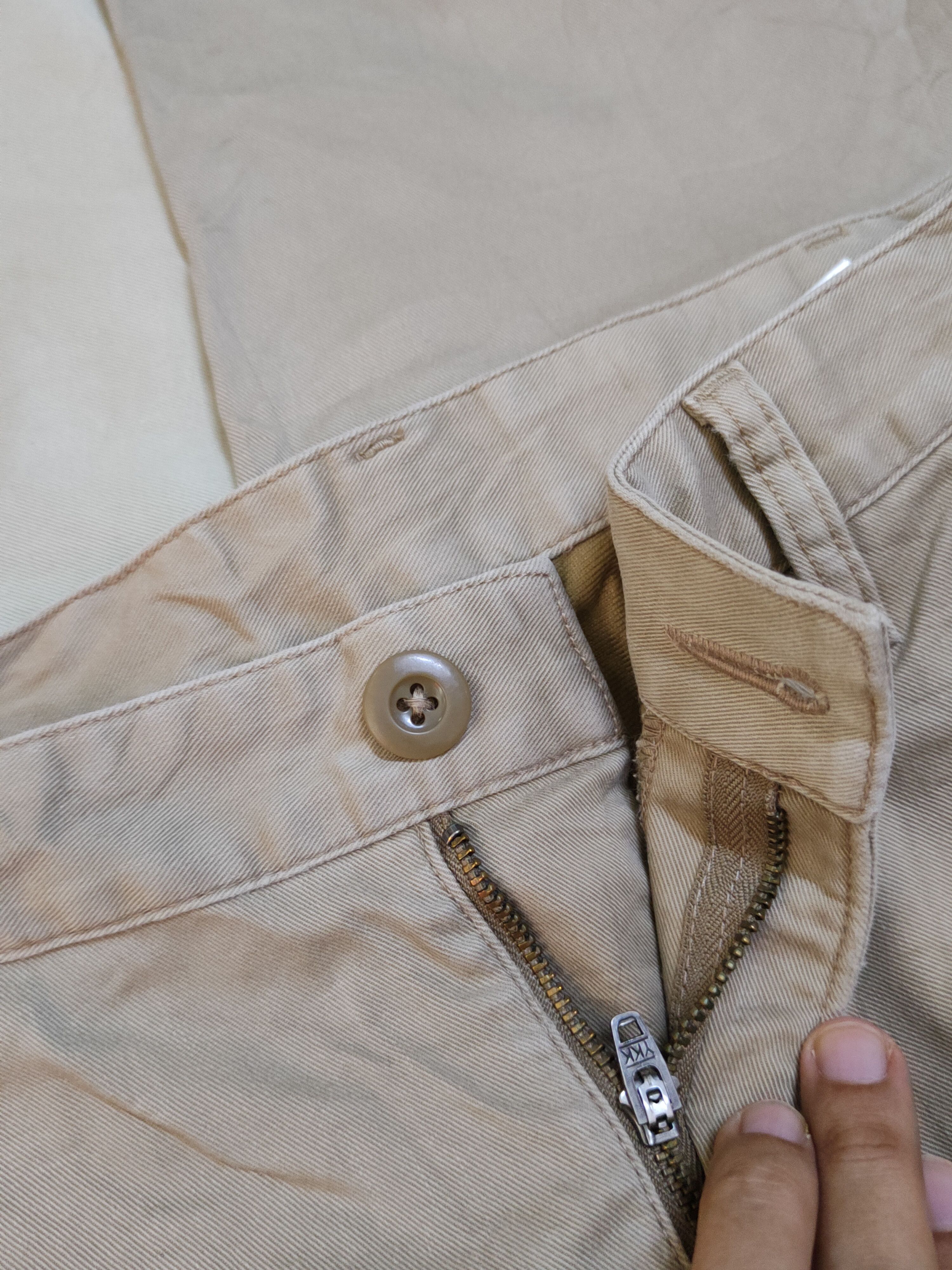 Japanese Brand Uniqlo Beige Multipocket Casual Pants #S1573 Size US 29 - 14 Thumbnail