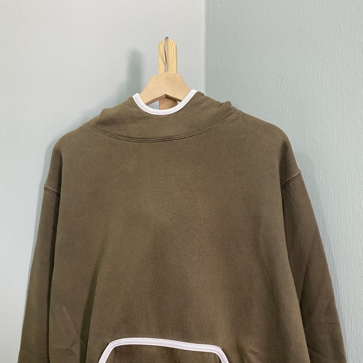 Good Enough GOODENOUGH 2002 Archive Logo Piping Hoodie Brown GDEH Size US M / EU 48-50 / 2 - 3 Thumbnail