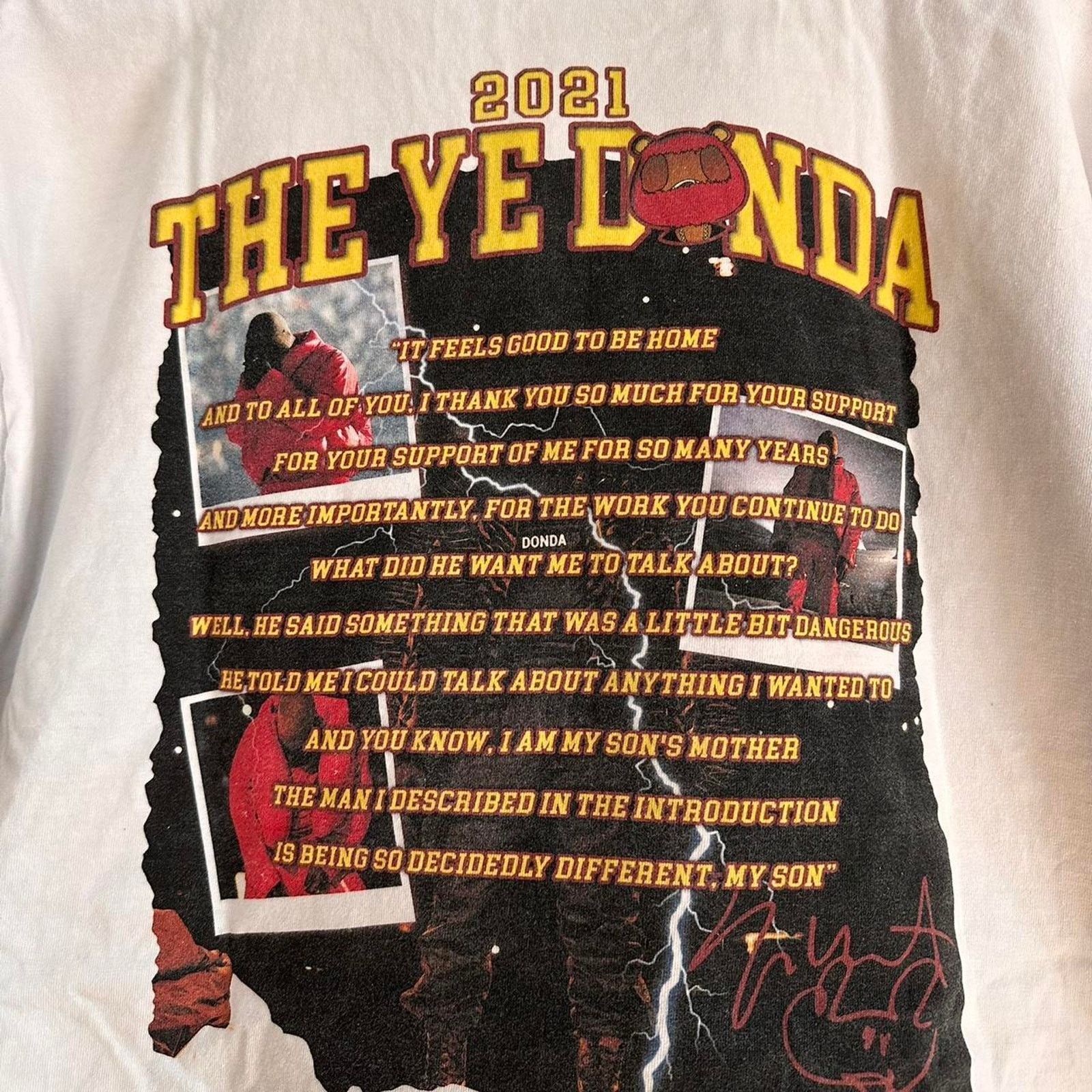 Kanye West × Rap Tees Vintage Y2K Kanye West Donda Boot Rap Shirt Size US M / EU 48-50 / 2 - 6 Thumbnail