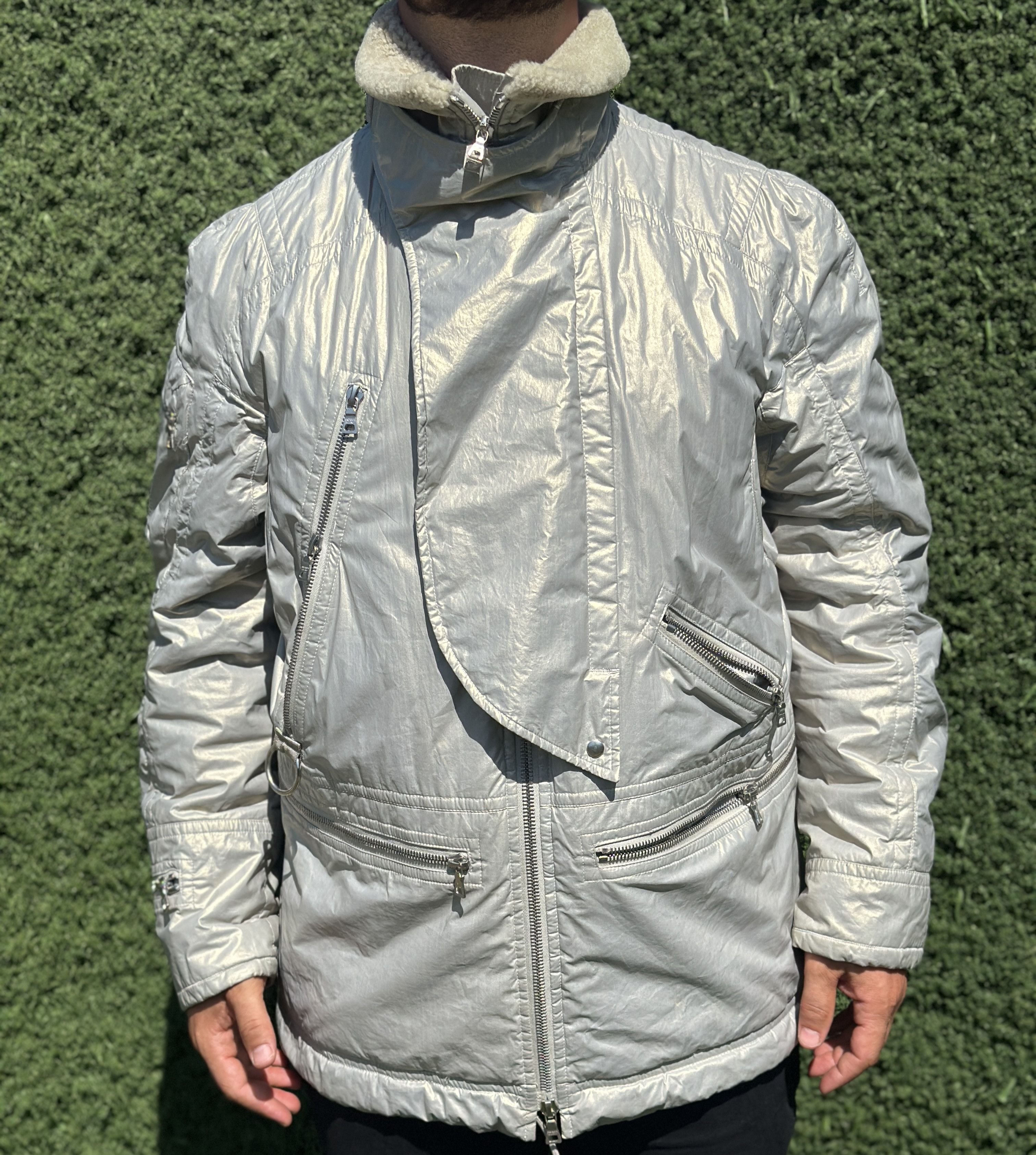 Prada 2000 LineaRossa Prada Milano Astro Shearling Size 50 Size US M / EU 48-50 / 2 - 21 Thumbnail