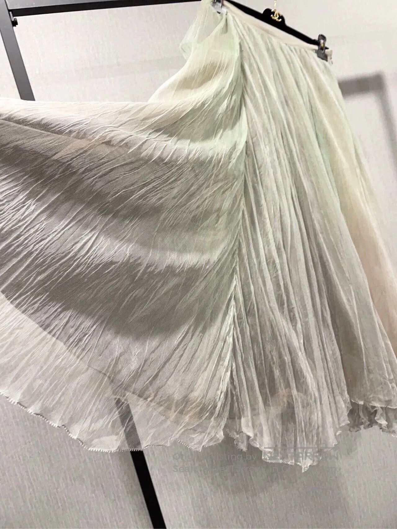 Dior gradient mesh midi skirt by dior. Size US 26 / EU 42 - 5 Thumbnail