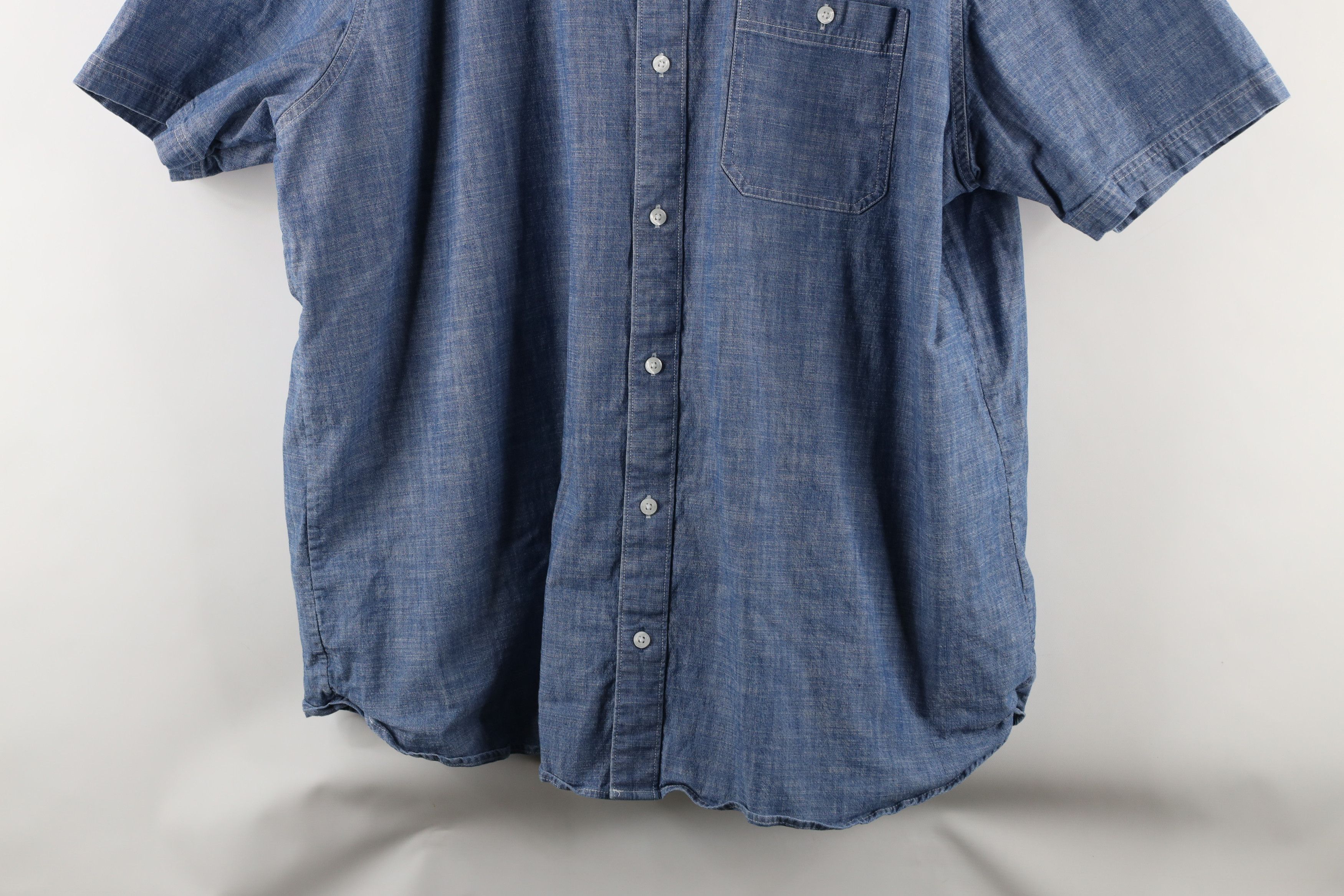 L.L. Bean × Vintage Vintage LL Bean Short Sleeve Collared Button Down Shirt Size US XXL / EU 58 / 5 - 3 Thumbnail