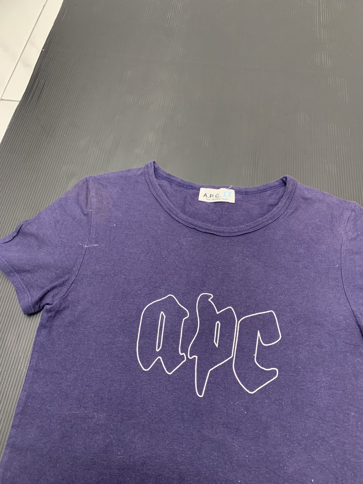 A.P.C. APC SpellOut Tshirt Size S / US 4 / IT 40 - 3 Thumbnail