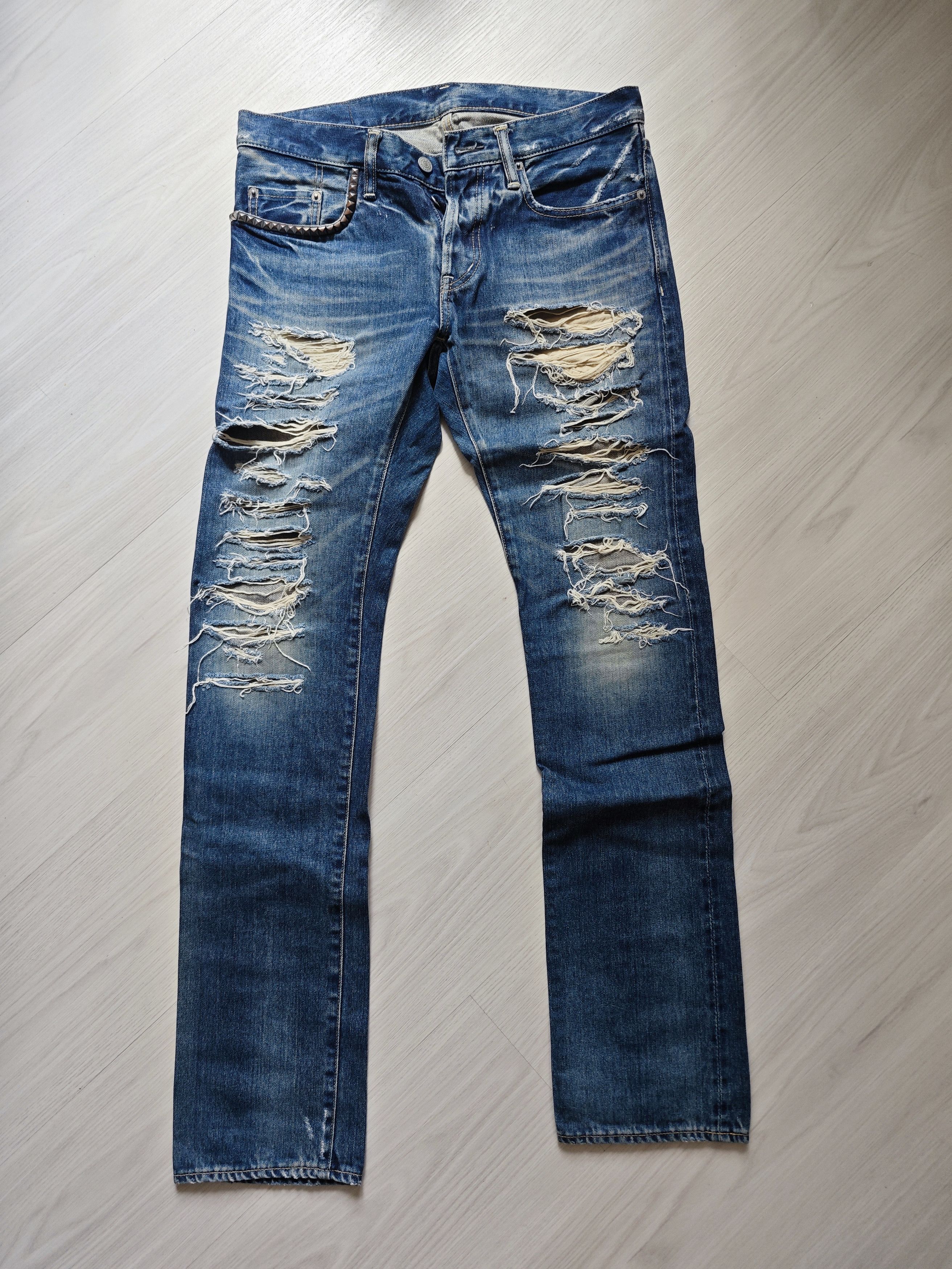 Hysteric Glamour Hysteric Glamour destroyed jeans Size US 30 / EU 46 - 1 Thumbnail