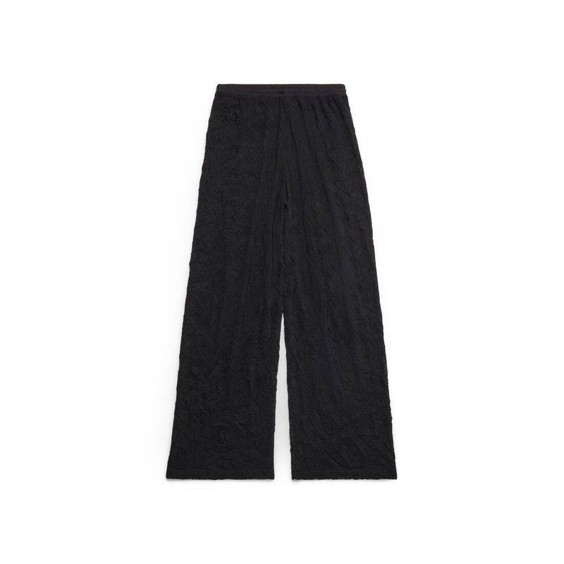 Balenciaga o1in1g0126 Dup / Mesh Baggy Sweatpants in Black Size 30" / US 8 / IT 44 - 1 Thumbnail