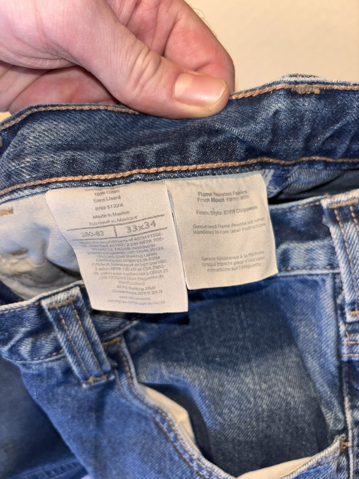 Carhartt Carhartt FR Relaxed Fit Straight Leg Workwear Jeans 33x34 Size US 33 - 3 Thumbnail
