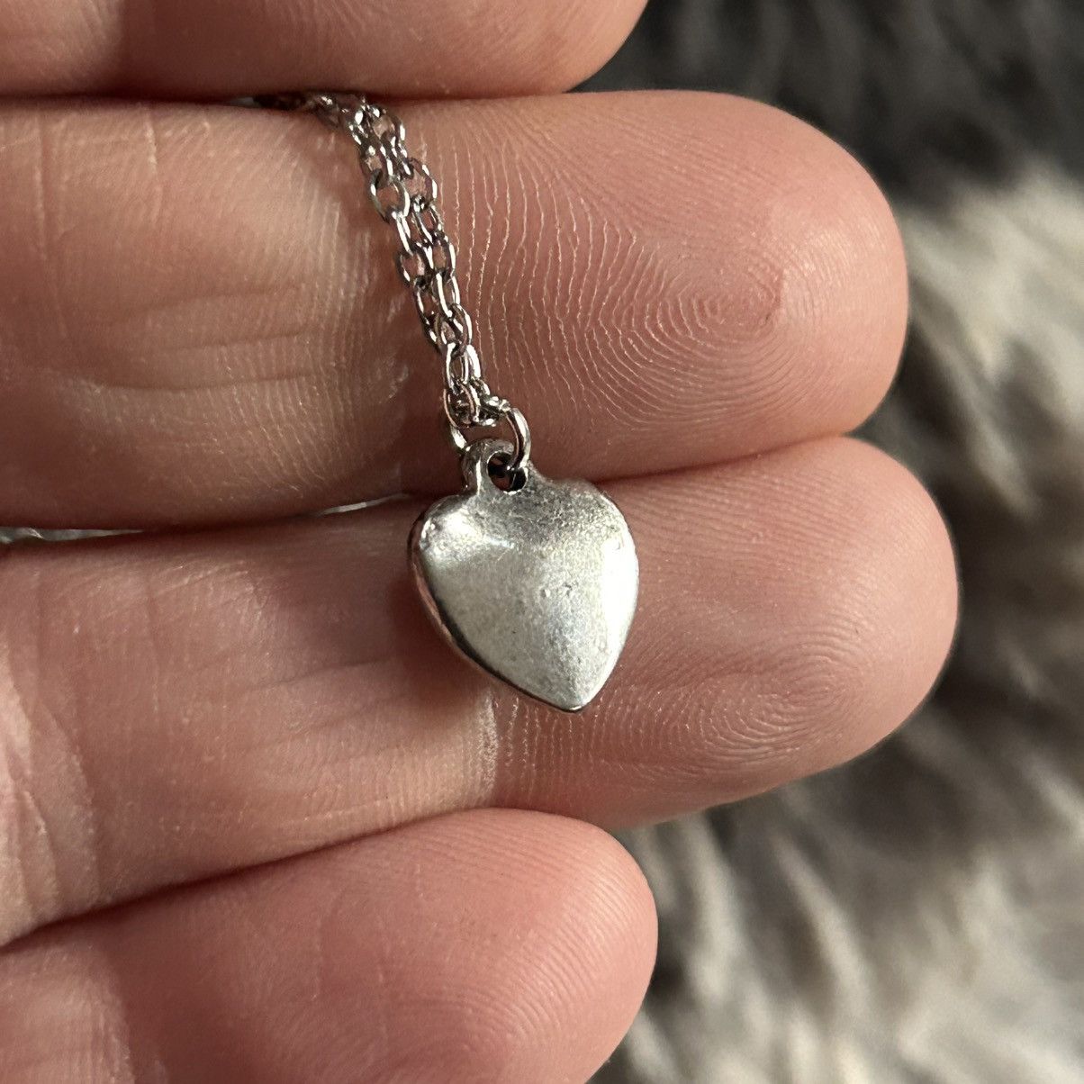 Handmade Handcrafted clear glass stone accent filigree heart necklace Size ONE SIZE - 7 Thumbnail