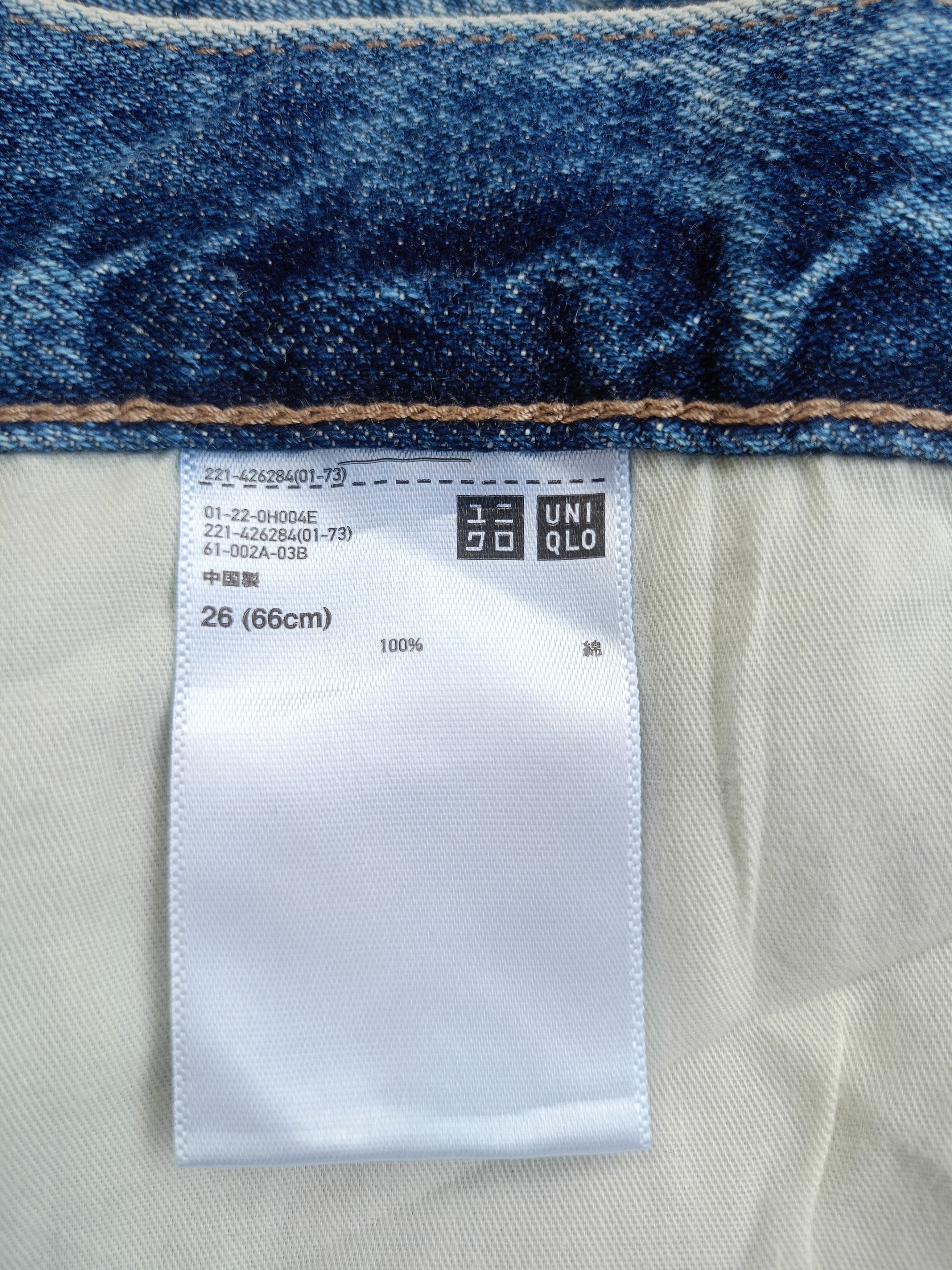 Uniqlo × Vintage UNIQLO Cropped Relaxed Tapered Distressed Denim Size 26" / US 2 / IT 38 - 15 Thumbnail