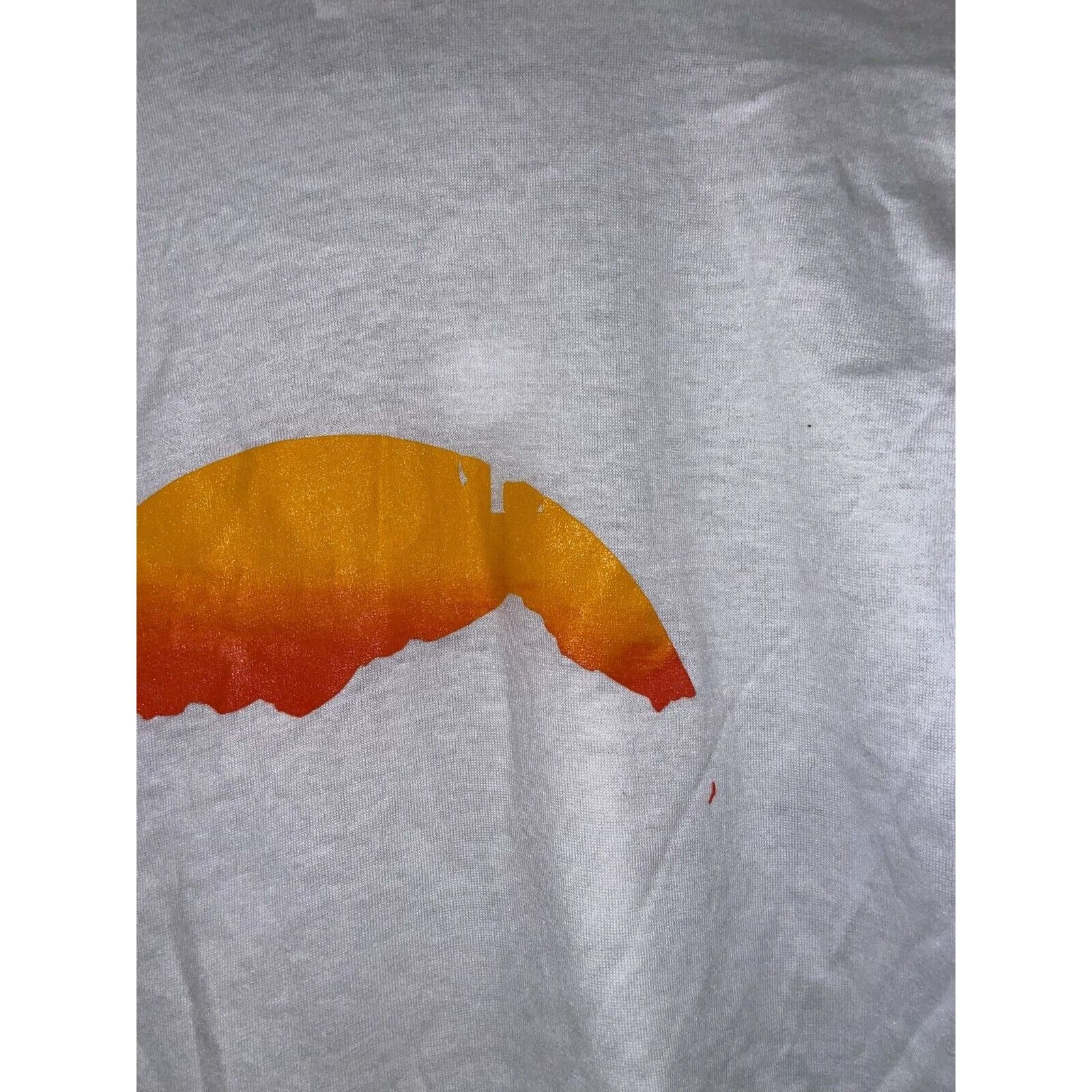 Vintage Vintage White Long Sleeve Shirt Test Print Tee 80s VTG Size US M / EU 48-50 / 2 - 8 Thumbnail