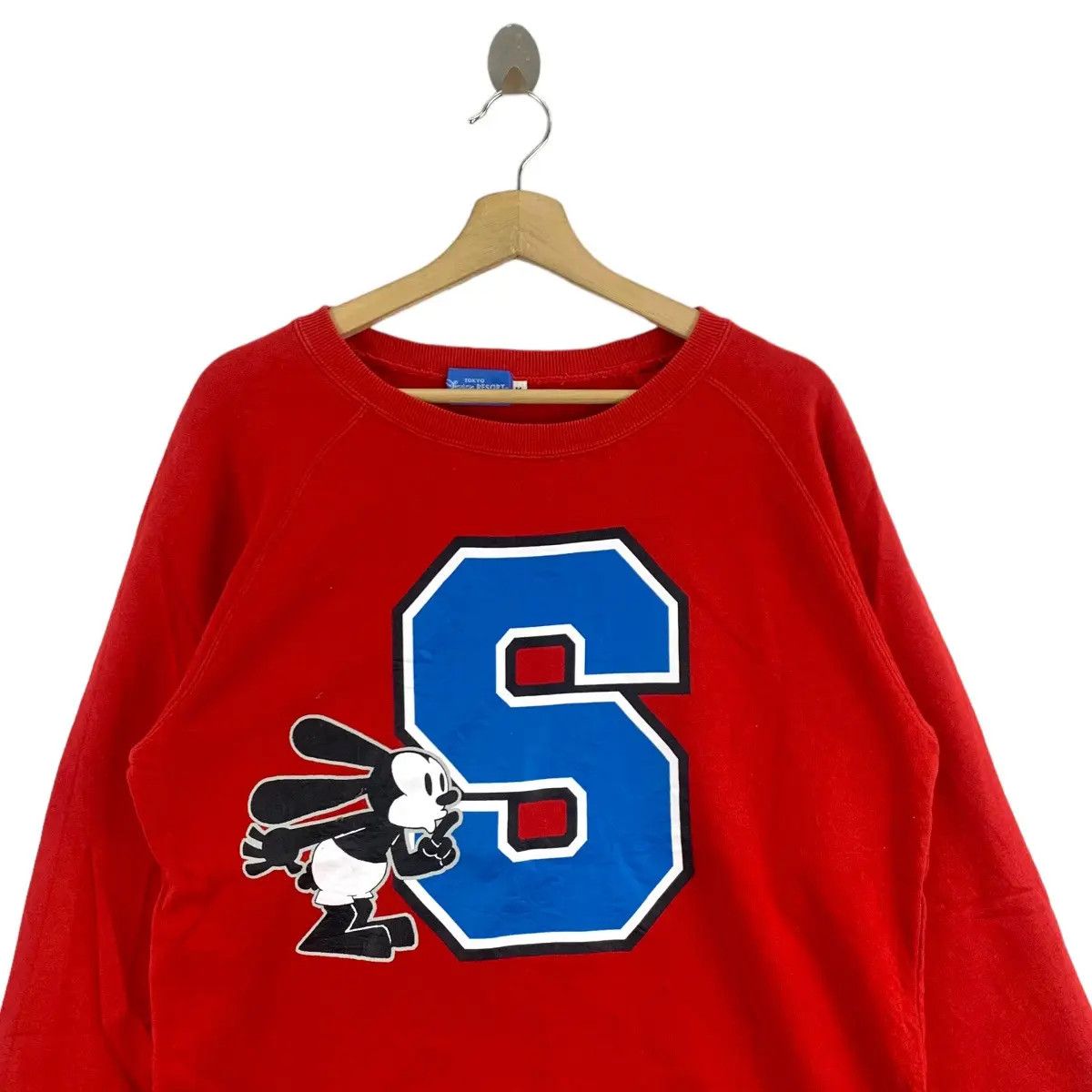 Disney Vtg DISNEY TOKYO RESORT OSWALD Lucky Rabbit Sweatshirt Size M / US 6-8 / IT 42-44 - 2 Thumbnail