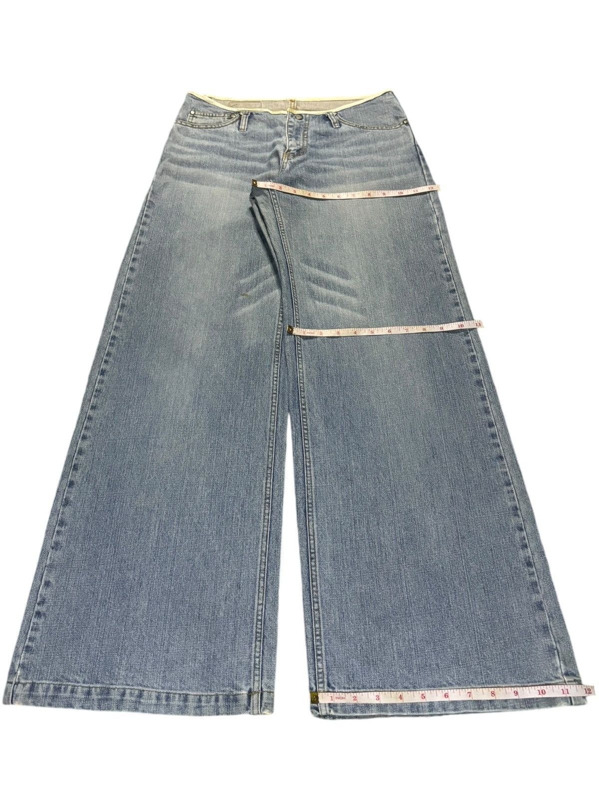 Japanese Brand Vintage Japanese Brand Mud Wash Baggy Bootcut Jeans Size 30" / US 8 / IT 44 - 15 Thumbnail