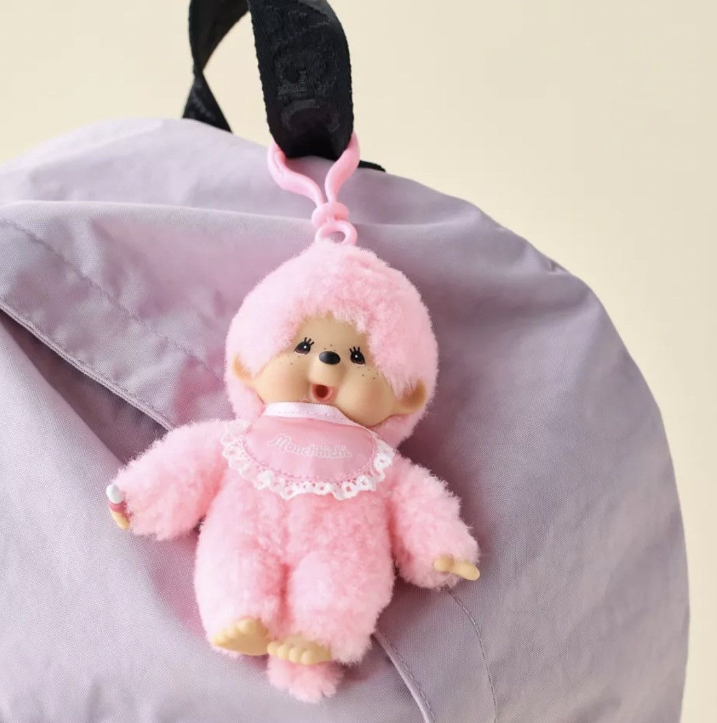 Urban Outfitters Monchhichi Beanie Plushie Keychain Pink Size ONE SIZE - 1 Thumbnail