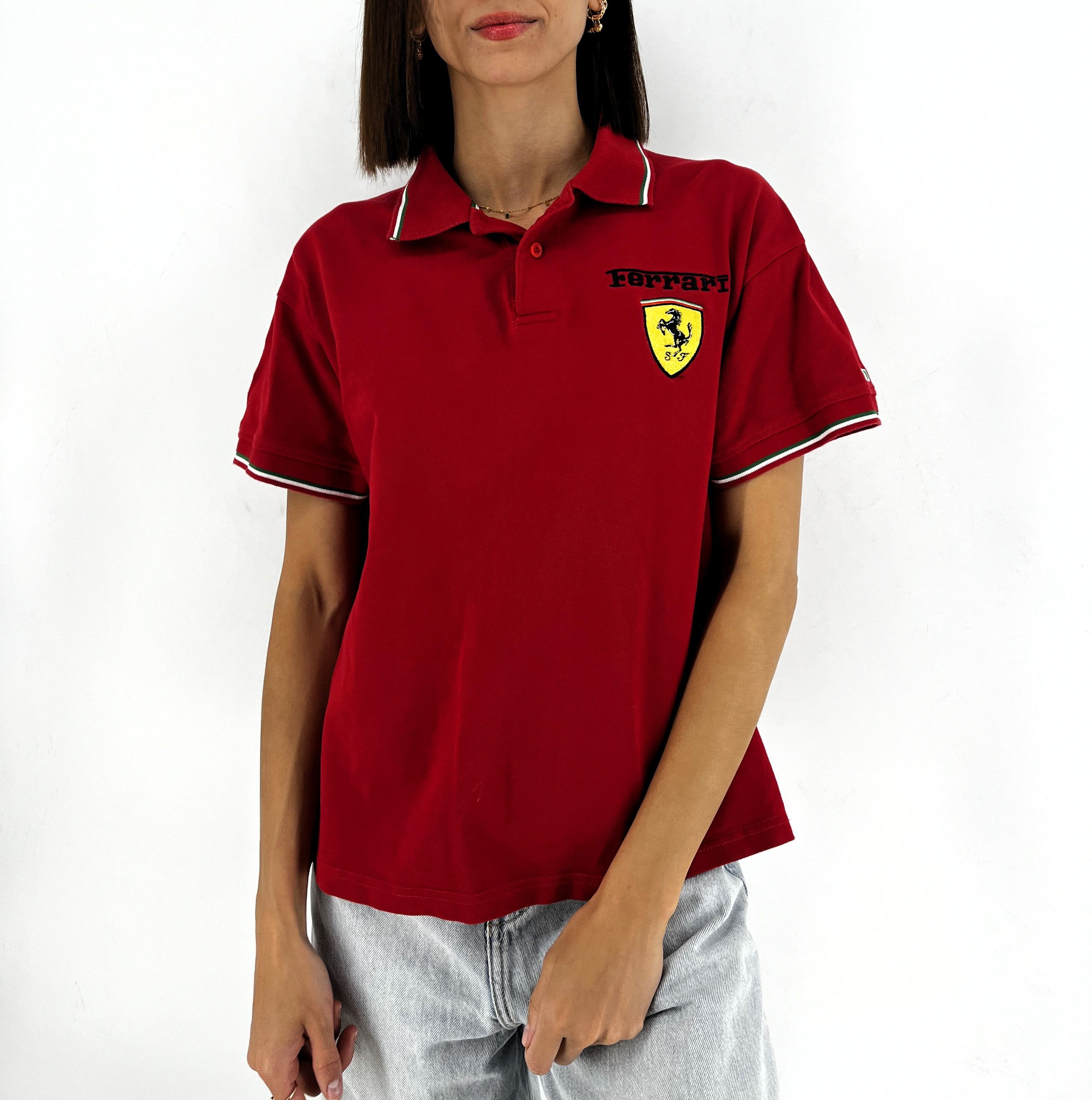 Ferrari FERRARI T SHIRT JERSEY RACING FORMULA ONE SHELL OFFICIAL Size M / US 6-8 / IT 42-44 - 1 Thumbnail