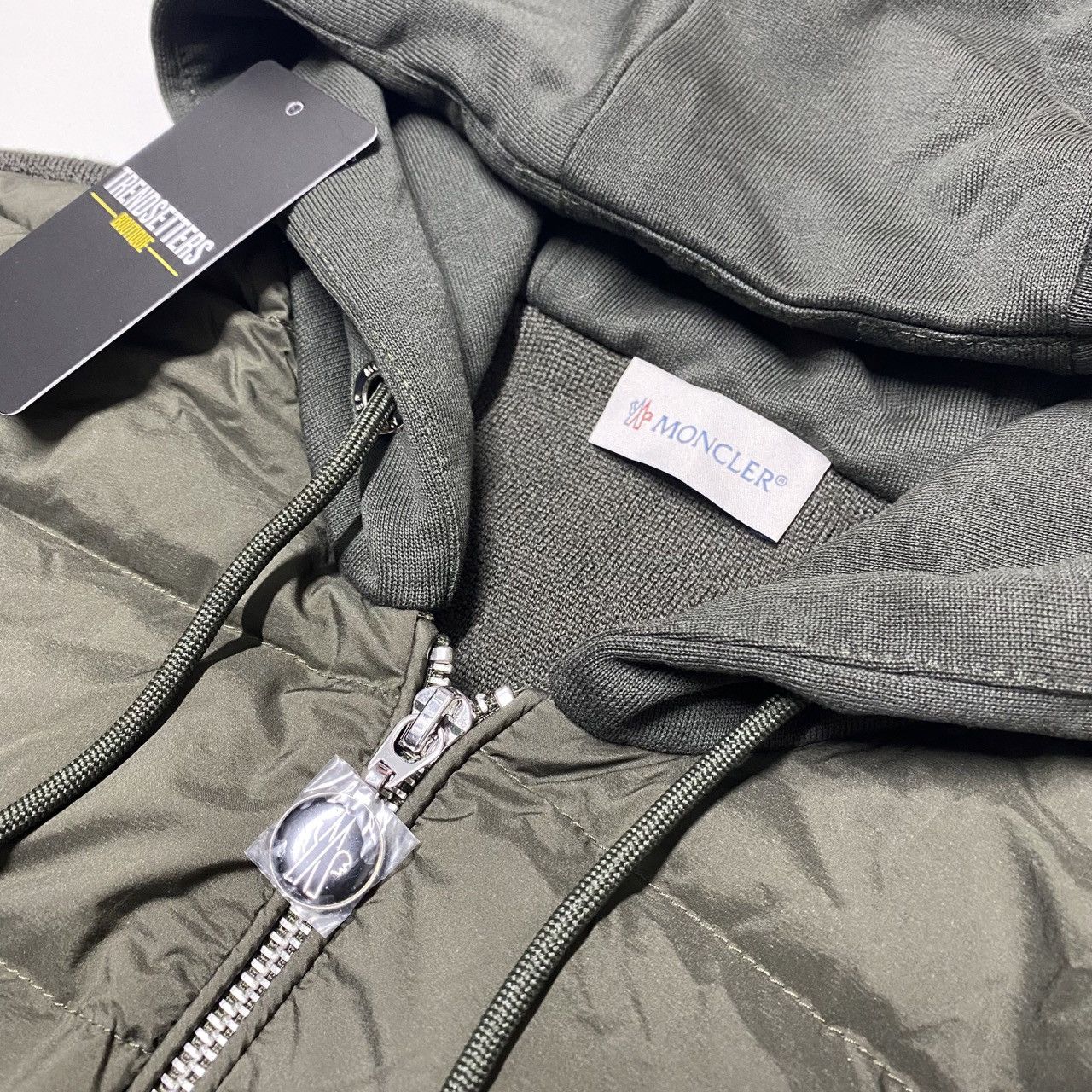 Moncler Moncler tricot hooded padded cardigan mens size M sweater Size US M / EU 48-50 / 2 - 11 Thumbnail