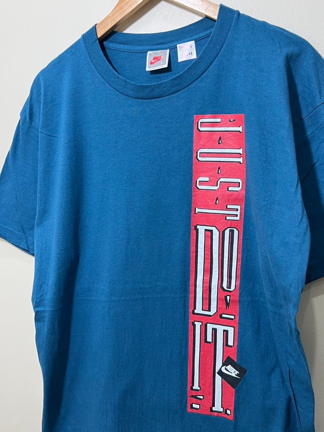 Nike × Nike ACG × Vintage Vintage 90's Nike Just Do It shirt bnz01 Size US L / EU 52-54 / 3 - 1 Thumbnail