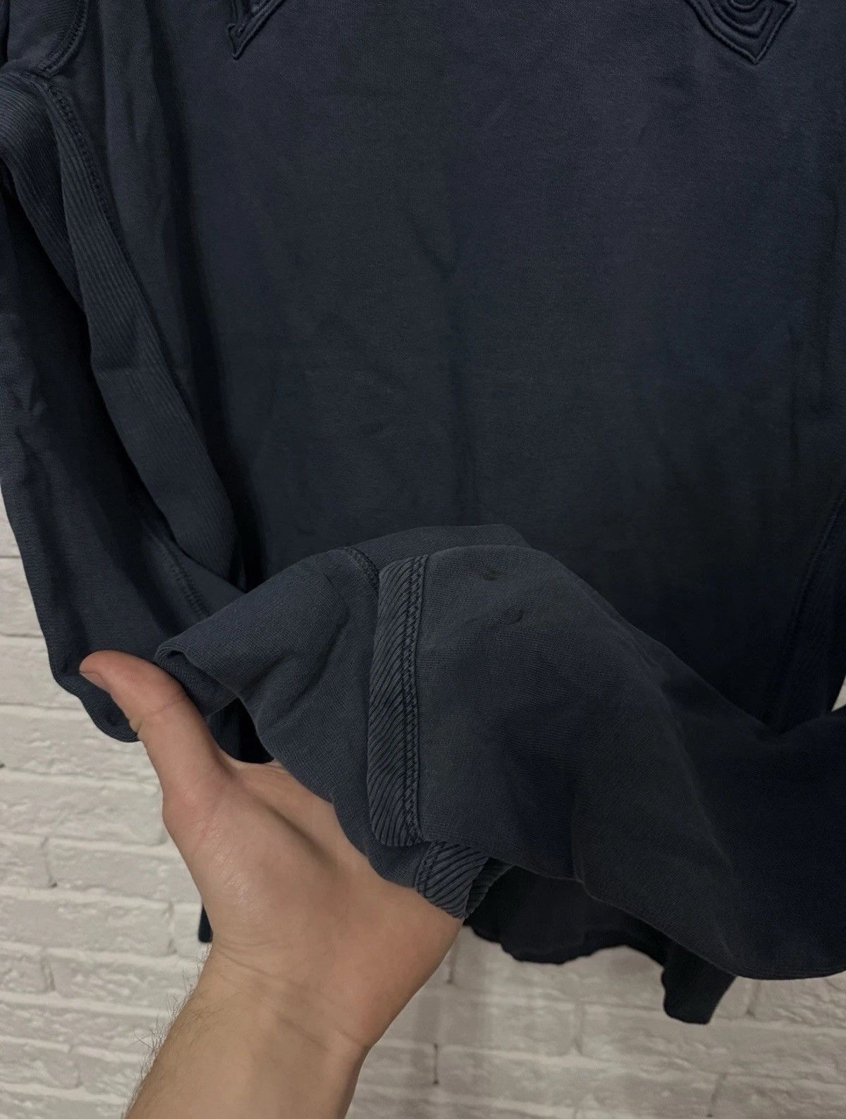 Diesel Vintage Diesel Y2K Sweatshirt Reverse Embroidered Huge Logo Size US L / EU 52-54 / 3 - 3 Thumbnail