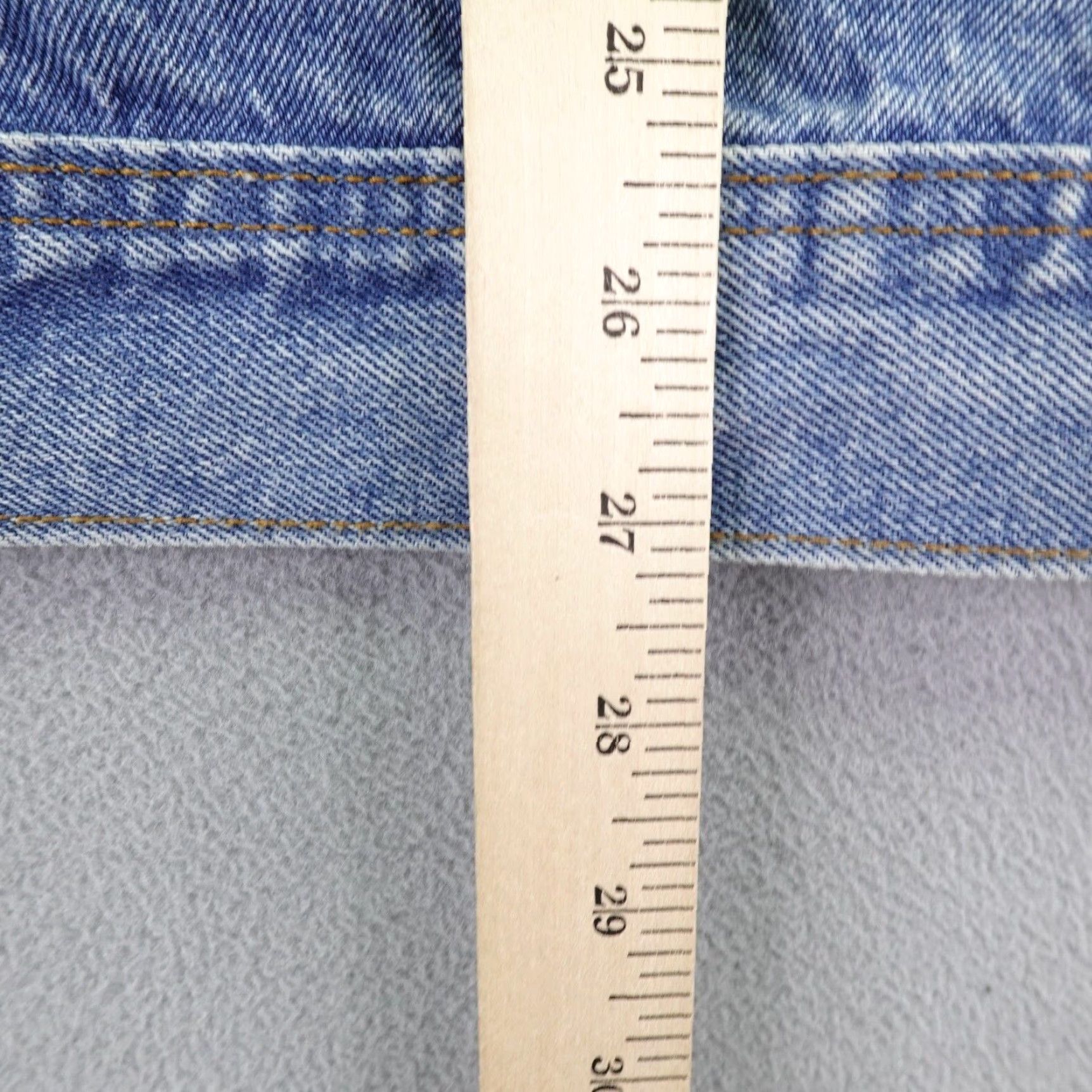 Wrangler Wrangler Denim Jacket Mens 2XL Blue Denim Trucker Button Up Rugged Wear Coat Jacket Mens 2XL Blue Wrangler Denim Jacket Size US 39 - 5 Thumbnail