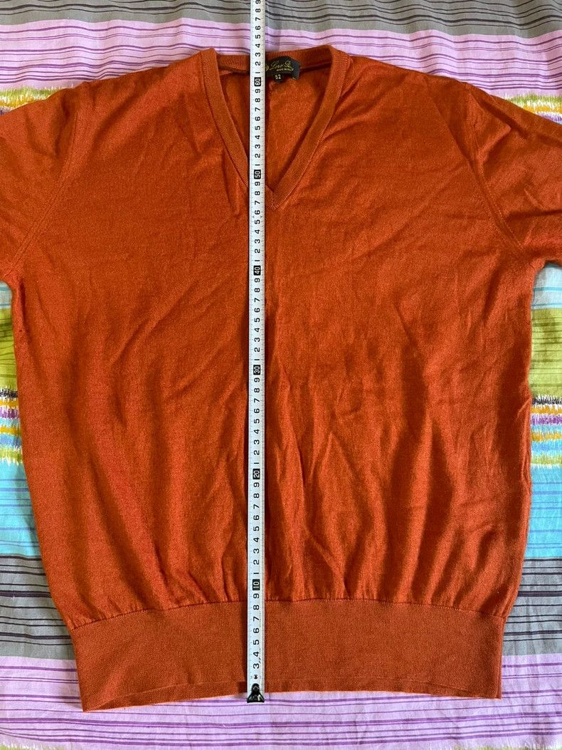 Loro Piana LORO PIANA V-neck knit sweater Size US L / EU 52-54 / 3 - 5 Thumbnail