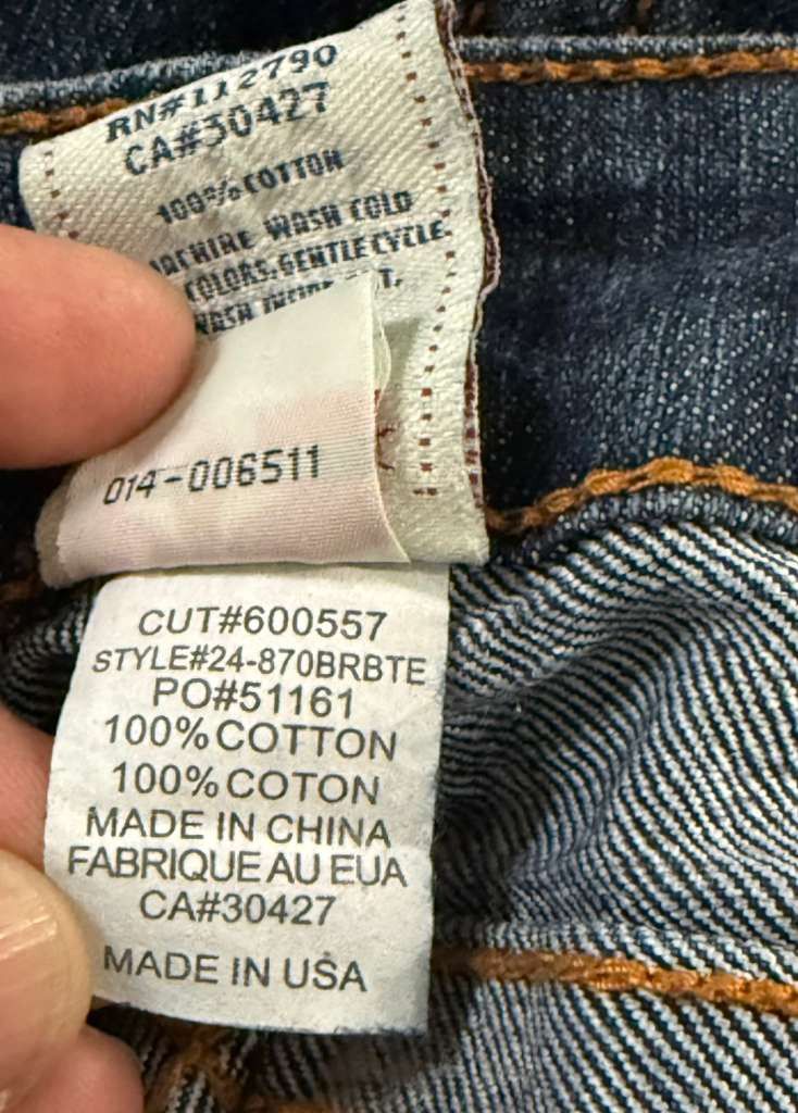 True Religion 🔥 TRUE RELIGION LOW-RISE JEANS SIZE 30 MADE IN USA 🔥 Size 30" / US 8 / IT 44 - 4 Thumbnail