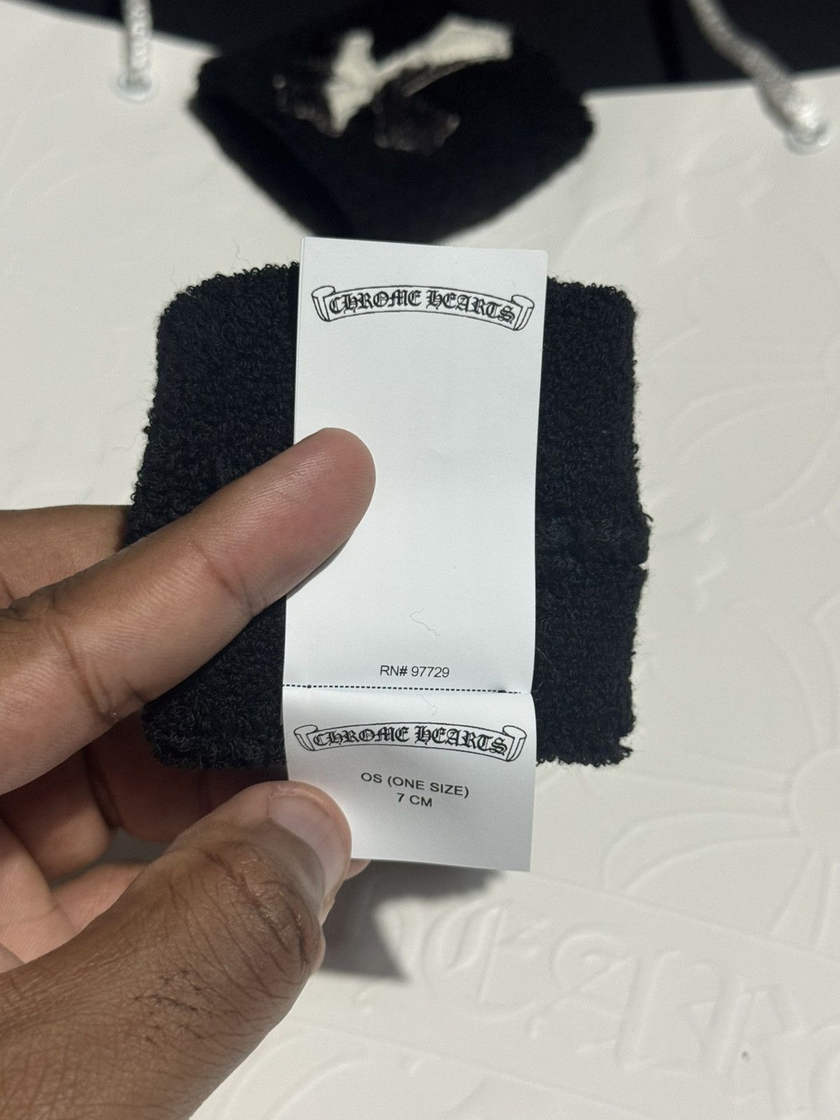 Chrome Hearts Chrome hearts sweatbands wristbands zebra patch Size ONE SIZE - 6 Thumbnail
