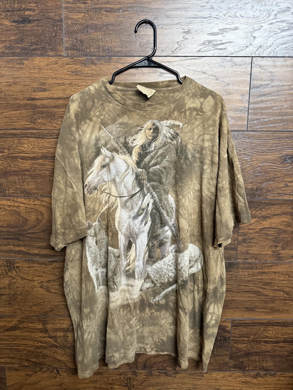 The Mountain VTG The Mountain Native American T-shirt Hermon Adams XXL Size US XXL / EU 58 / 5 - 1 Thumbnail