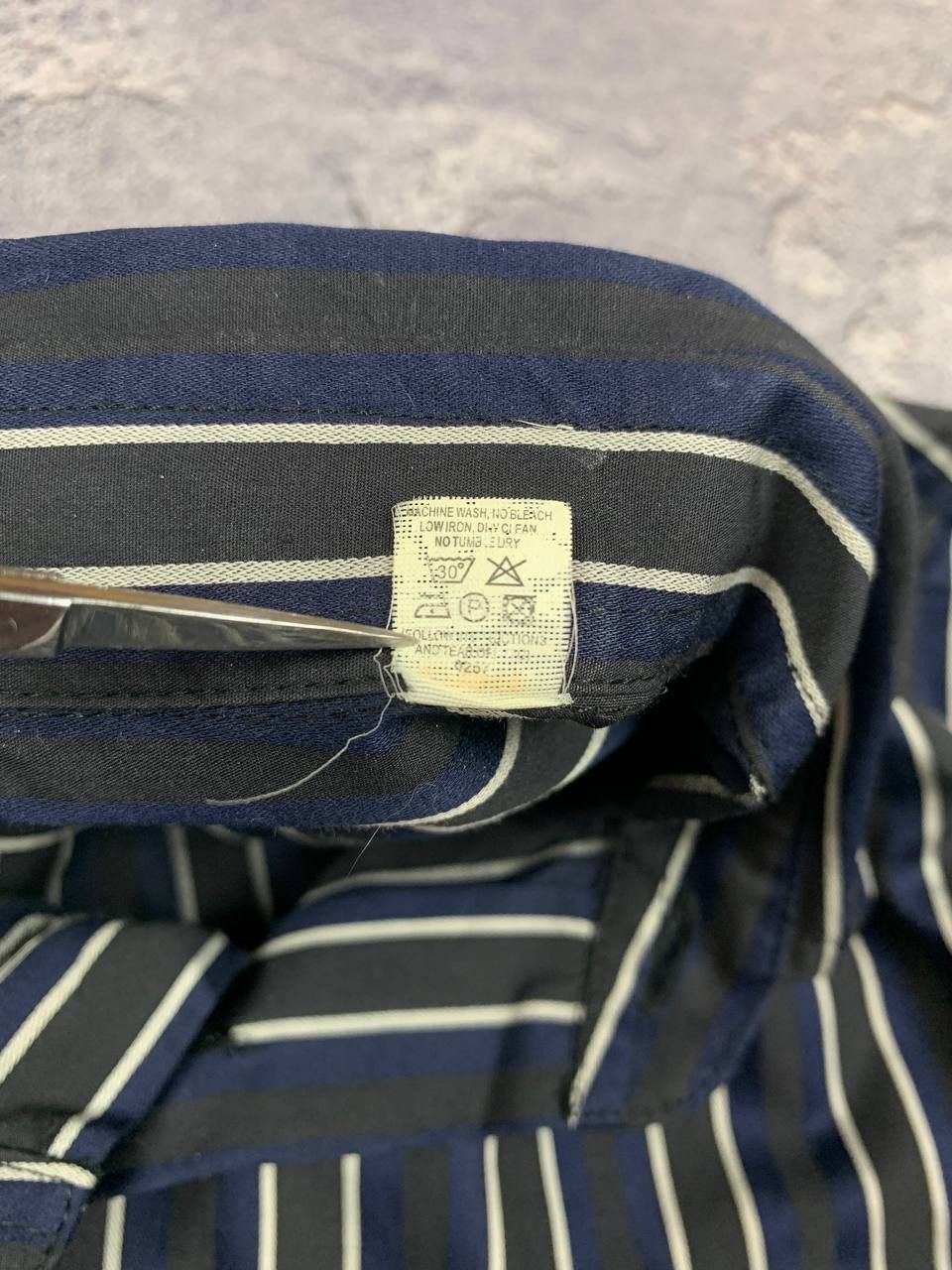 Balmain Balmain Men’s Black Striped Button Up Shirt Size S Size US S / EU 44-46 / 1 - 11 Thumbnail