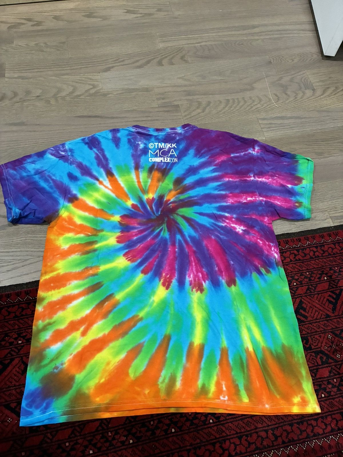 Takashi Murakami Chicago Complexcon Tie Dye 2017 T Shirt Size US L / EU 52-54 / 3 - 4 Thumbnail
