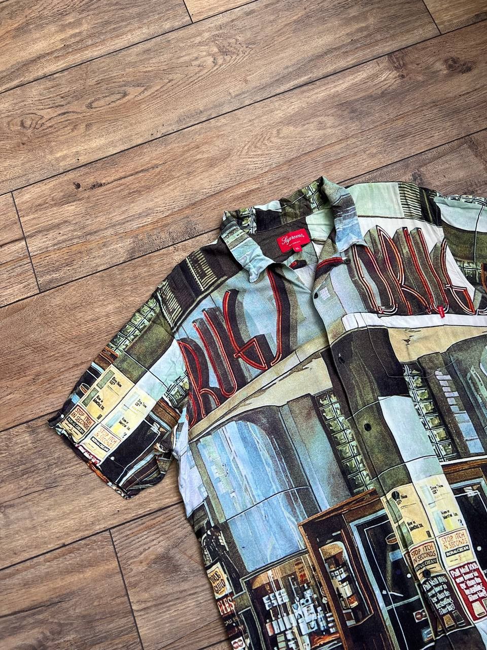 Supreme Supreme Drugs Rayon Hawaiian Shirt Size US XL / EU 56 / 4 - 2 Thumbnail