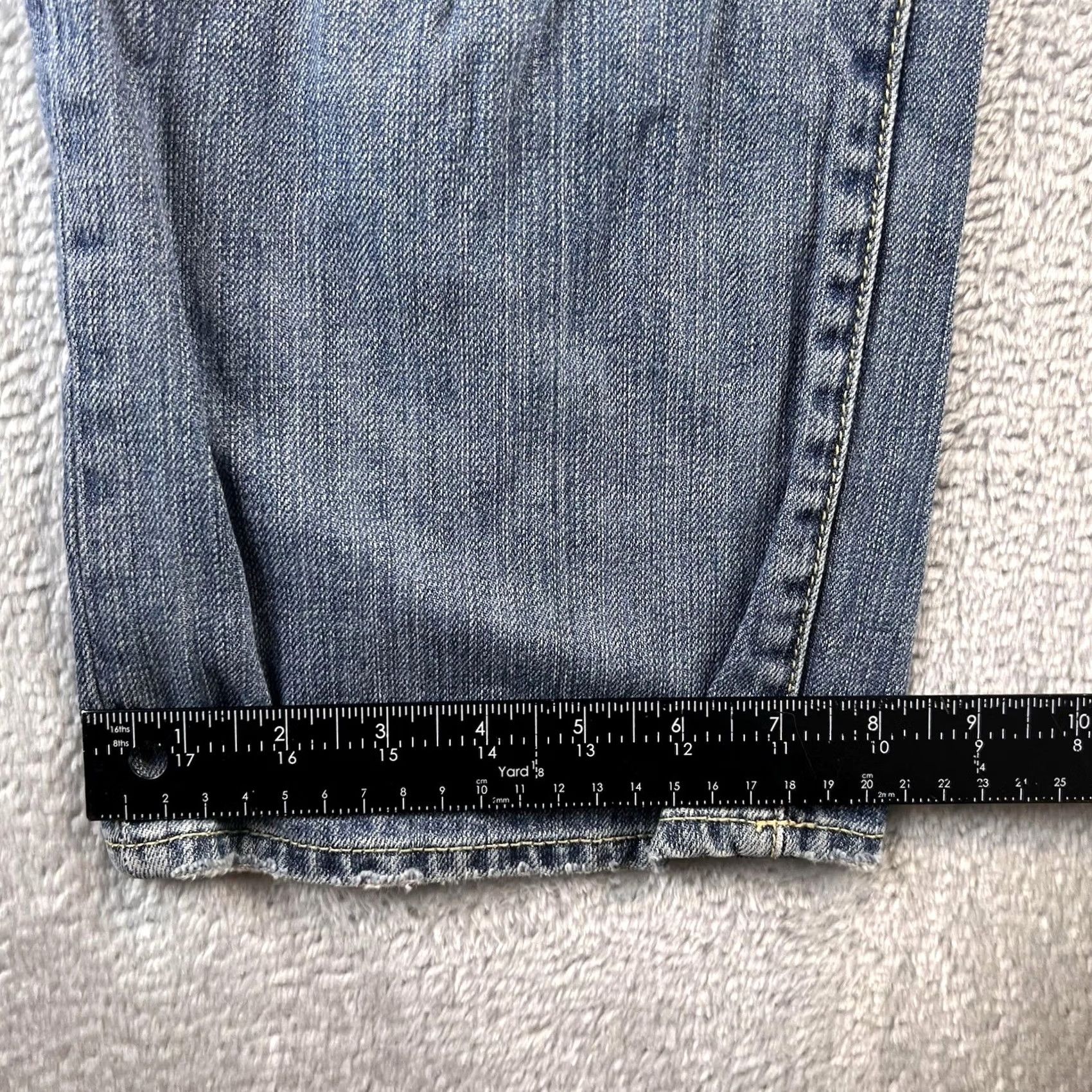 American Eagle Outfitters VINTAGE American Eagle Outfitters Jeans Boyfriend Distressed Blue 12R 34x25 Women Girls Boho Y2K Size 34" / US 12 / IT 48 - 7 Thumbnail
