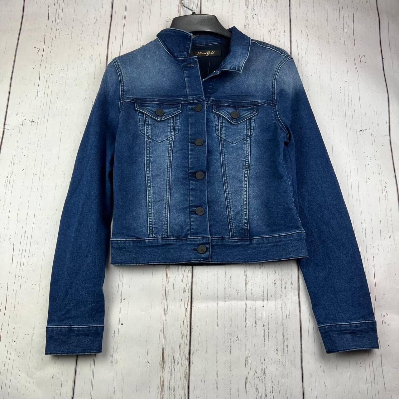 Mavi Mavi Small Cropped Slim Fit Stretchable Denim Jeans Jacket Size S / US 4 / IT 40 - 1 Thumbnail