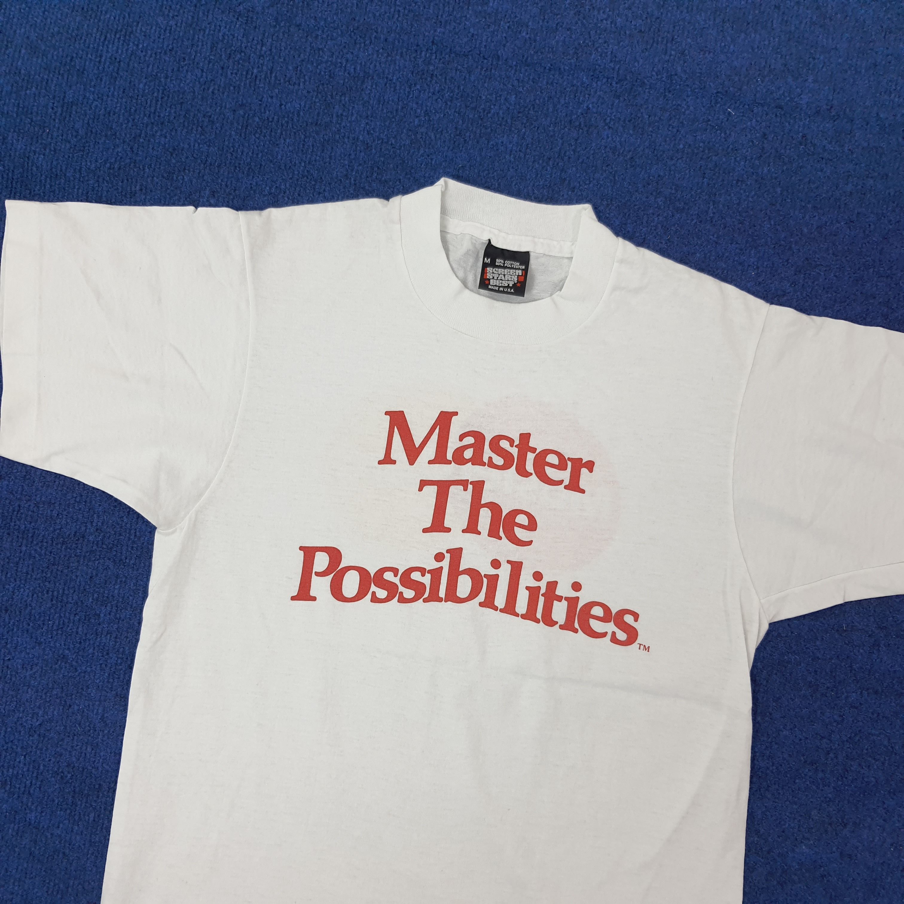 Vintage Vintage Master Card Master the Possibilities Tshirt C249N76 Size US S / EU 44-46 / 1 - 4 Thumbnail