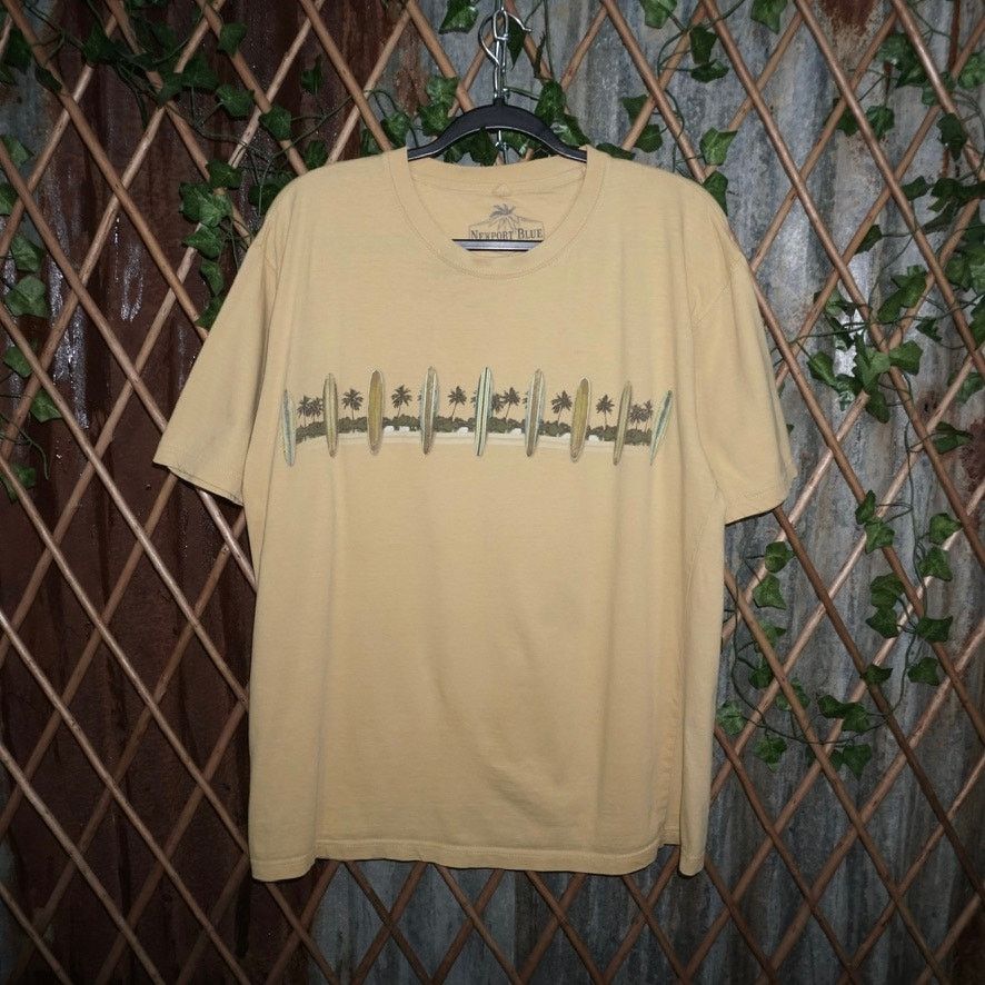 Vintage XL - Vintage Y2K Newport blue brand surfboard 2000s t-shirt Size US XL / EU 56 / 4 - 1 Thumbnail